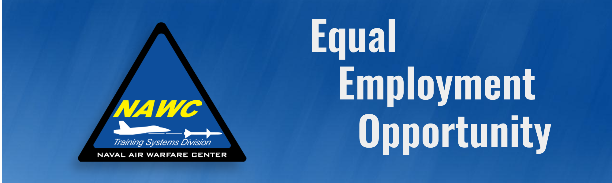NAWCTSD Equal Employment Opportunity Banner