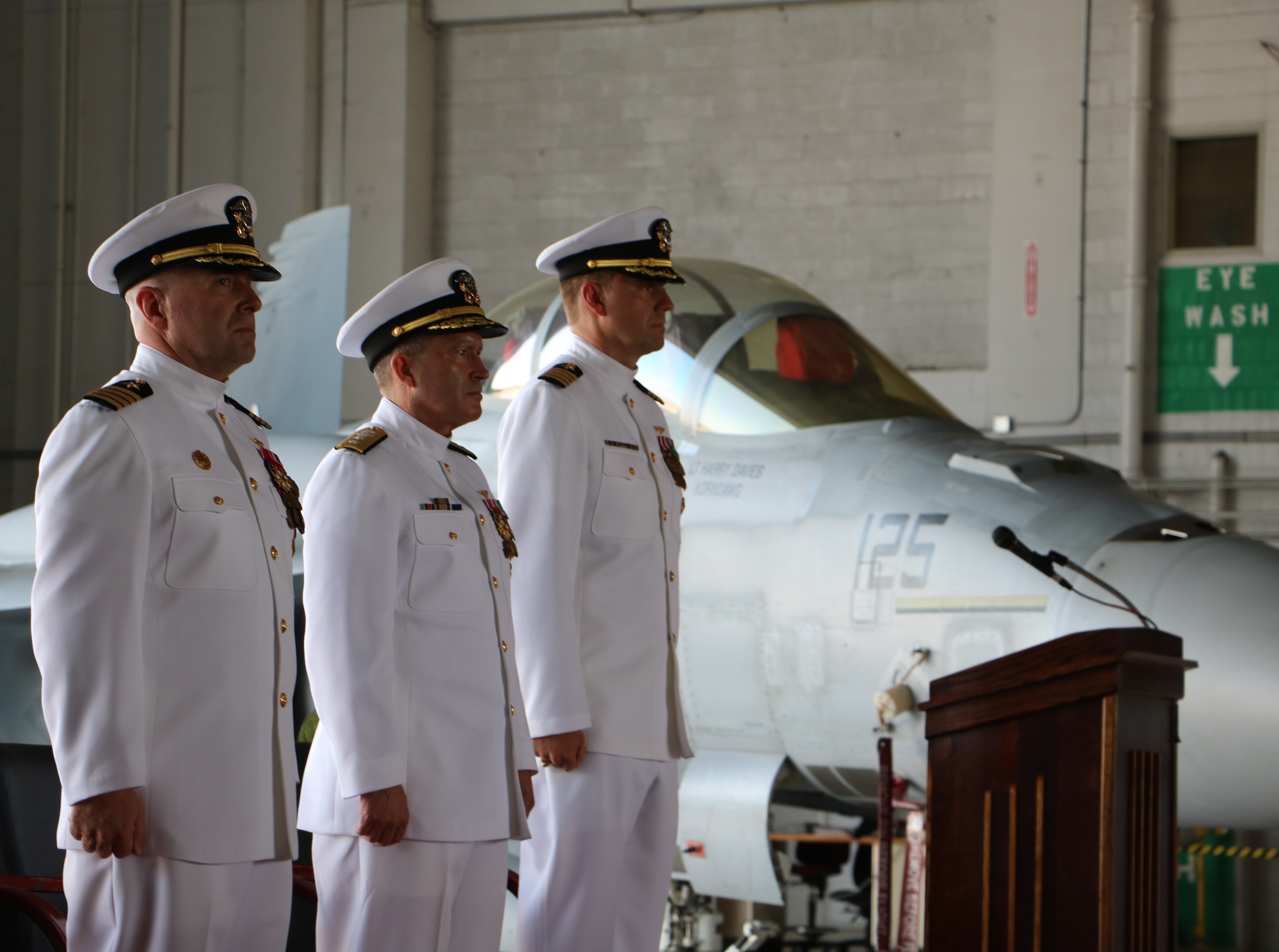 PMA-265 change of command