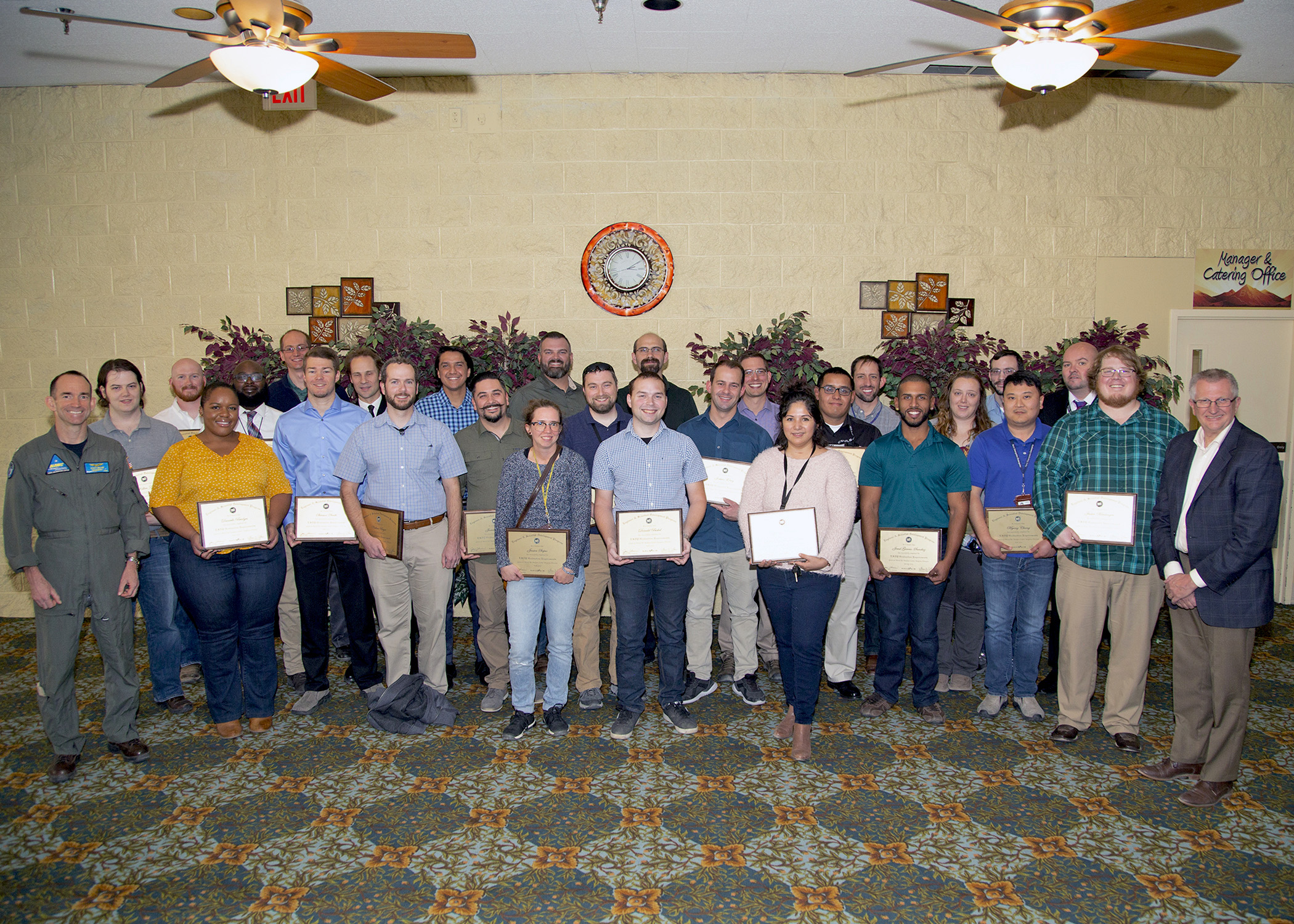 Fall 2019 ESDP graduates at China Lake