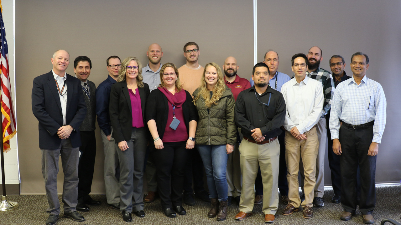 NAWCWD Project Management 101 graduates posed after a Dec. 3 ceremony. 