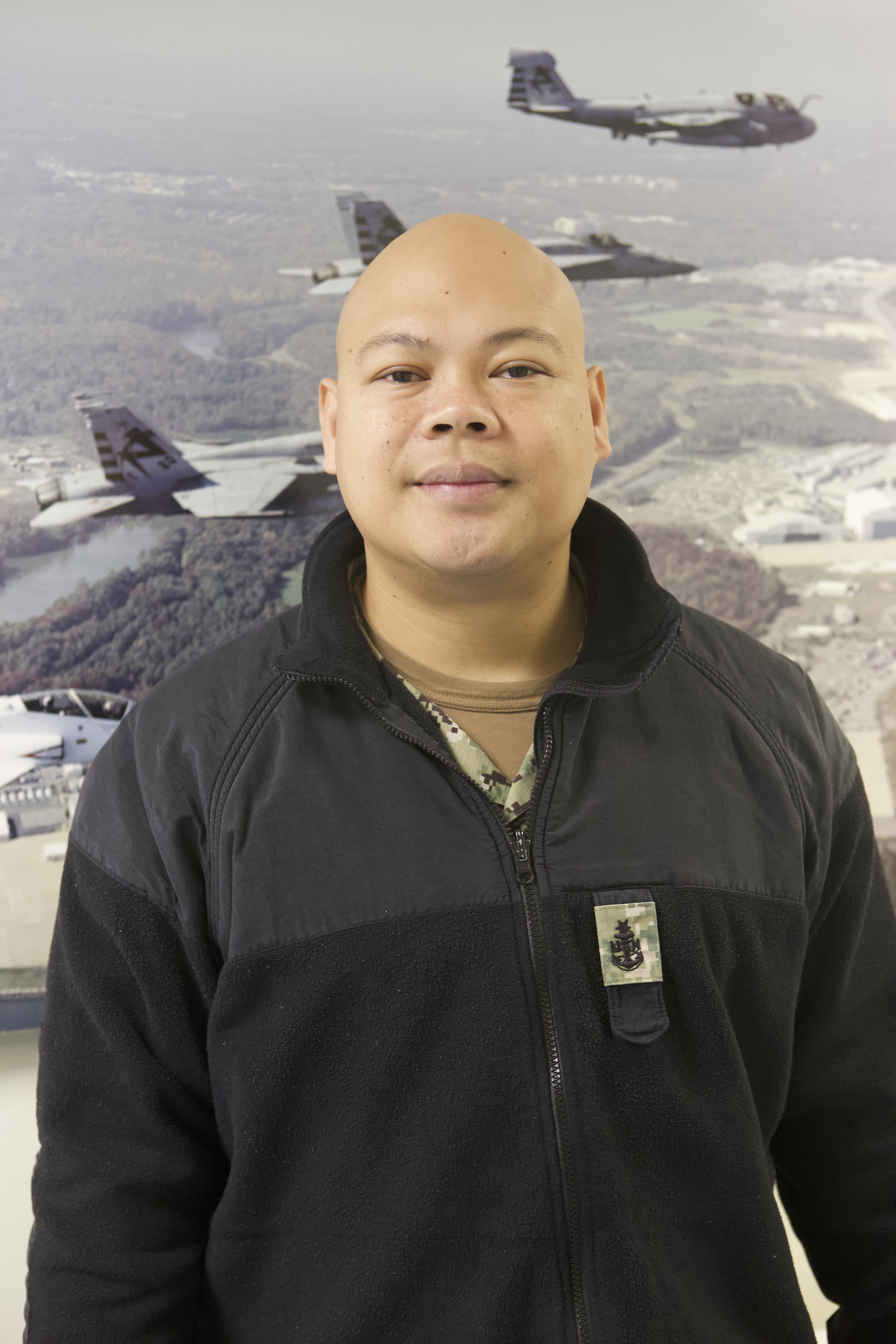 Aviation Machinist’s Mate Senior Chief Petty Officer Markisaac Bugarin, VX-23’s Maintenance Chief of the Year for 2019