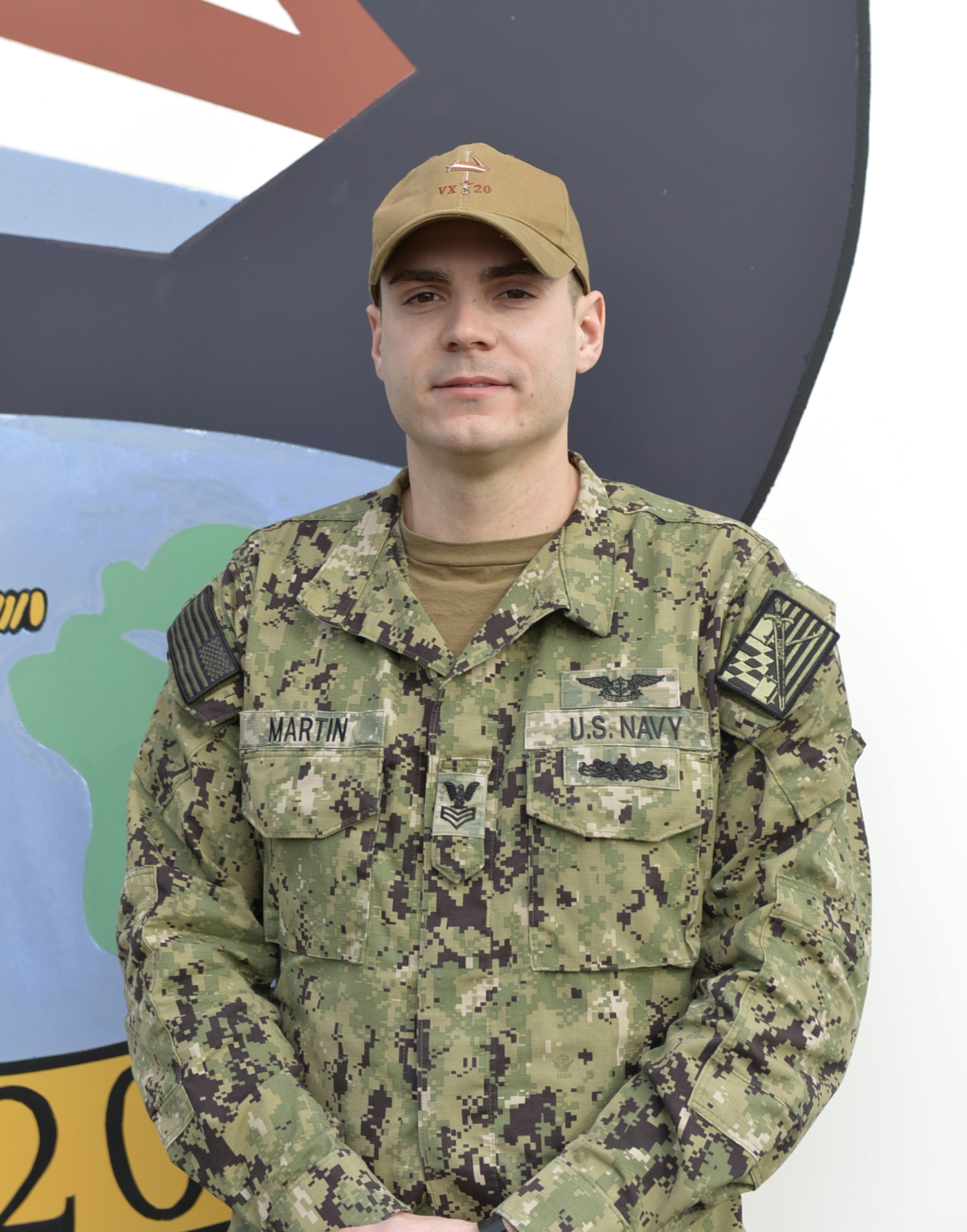 Aviation Structural Mechanic First Class John Martin is the 2019 Naval Test Wing Atlantic Sailor of the Year.