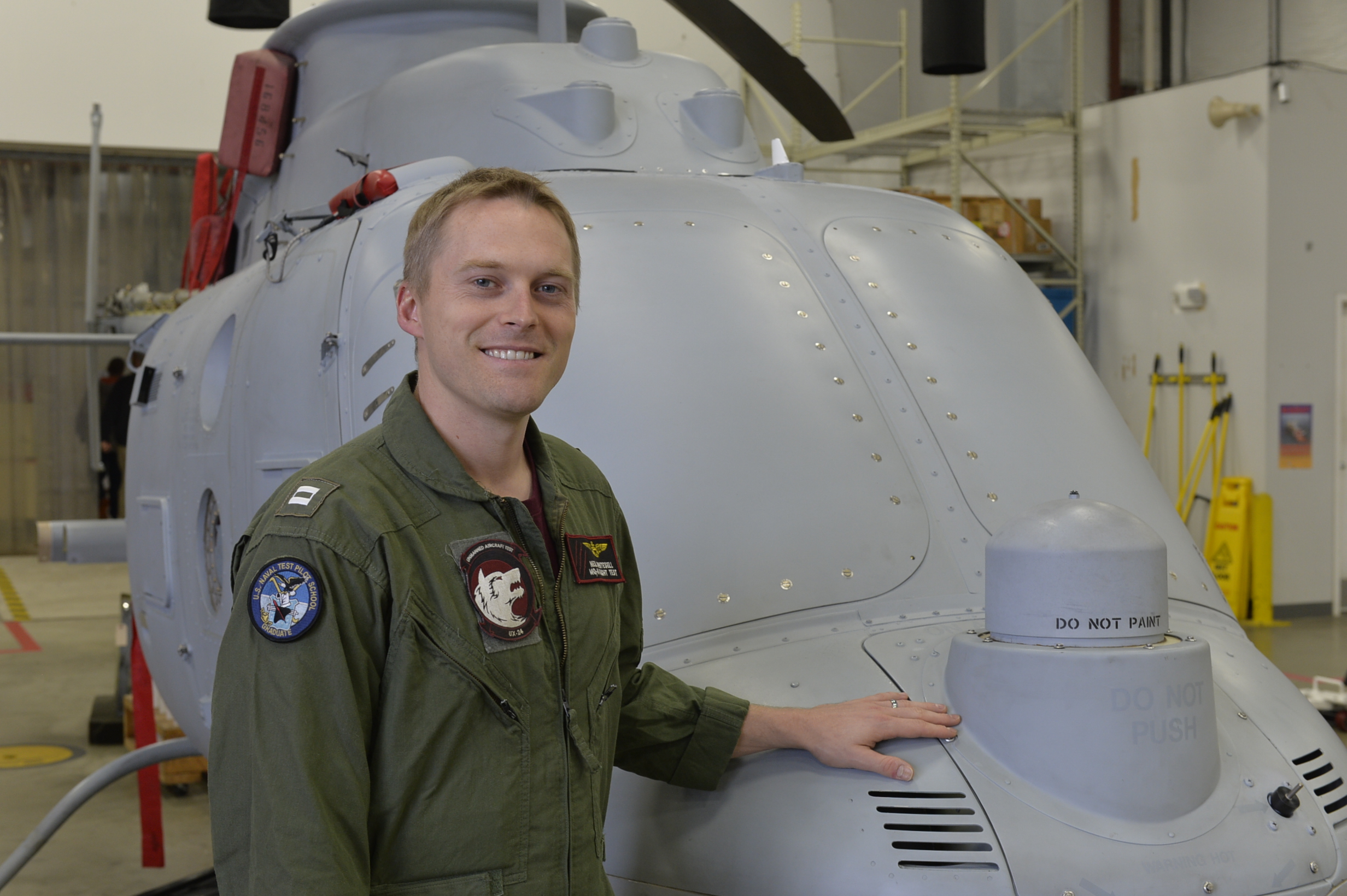 Lt. Neil Whitesell is UX-24’s 2019 Test Pilot of the Year.