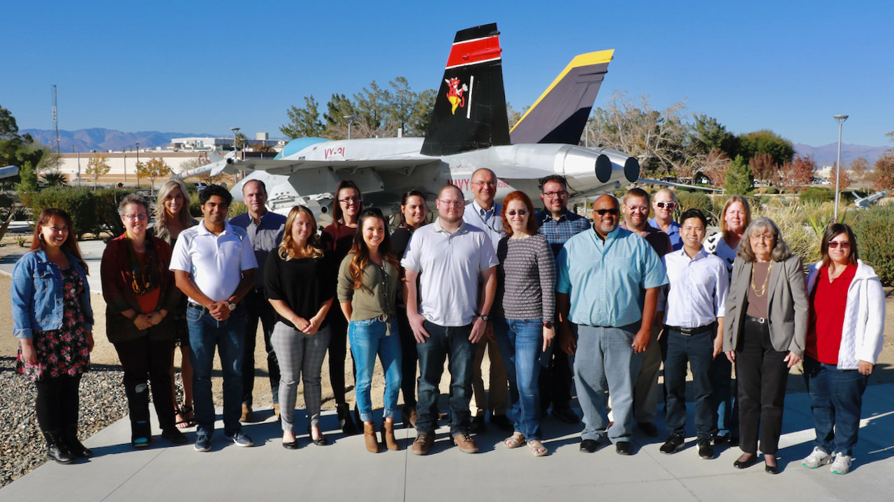 Cohort 19 PaaL graduates pose for a photo Nov. 18 in China Lake, California. (U.S. Navy photo by Paul Kakert)