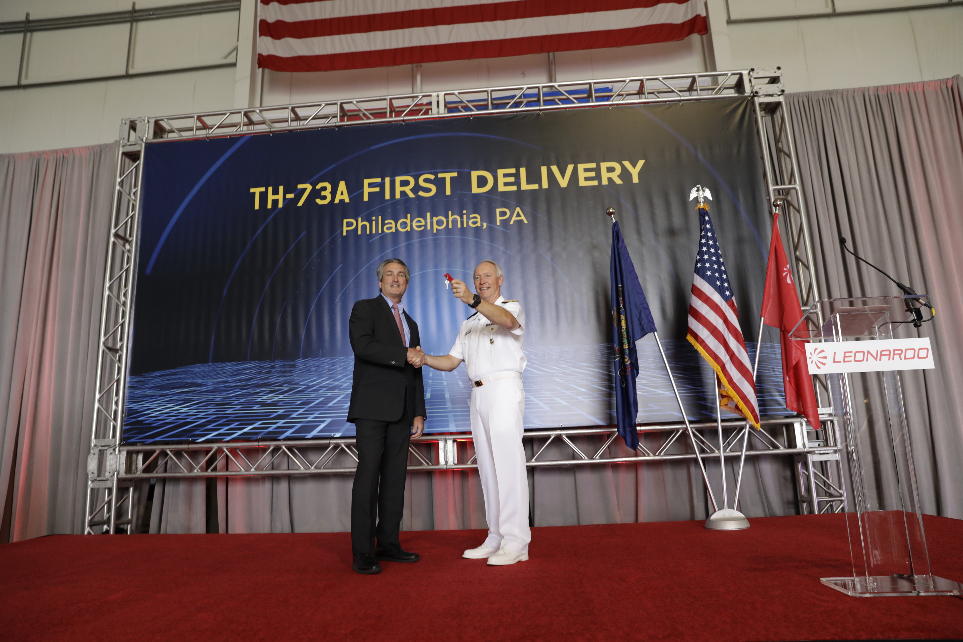 Navy receives first TH-73A helicopter