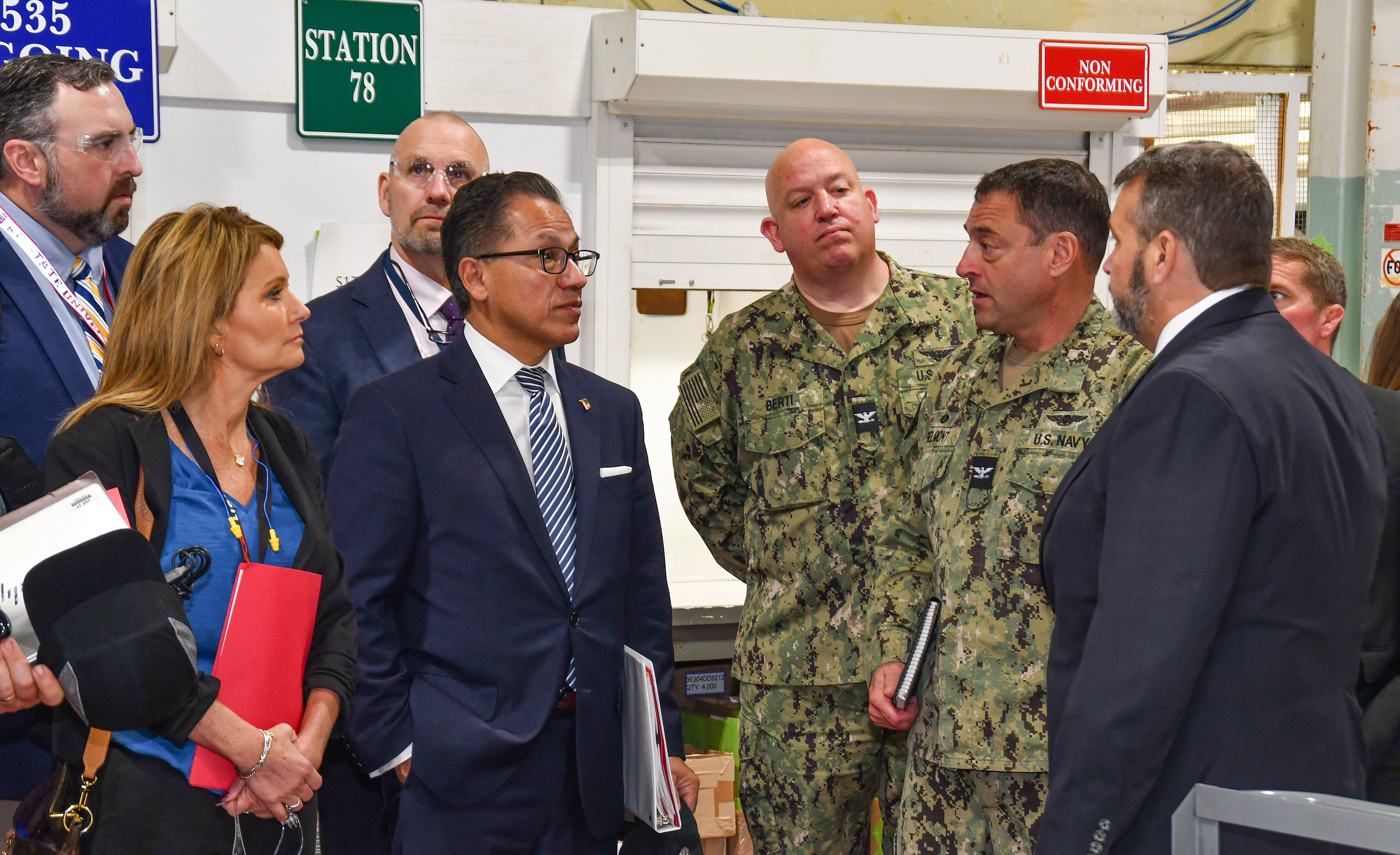 FRCE Commanding Officer briefs F-35 Joint Program Office Product Support Management Director