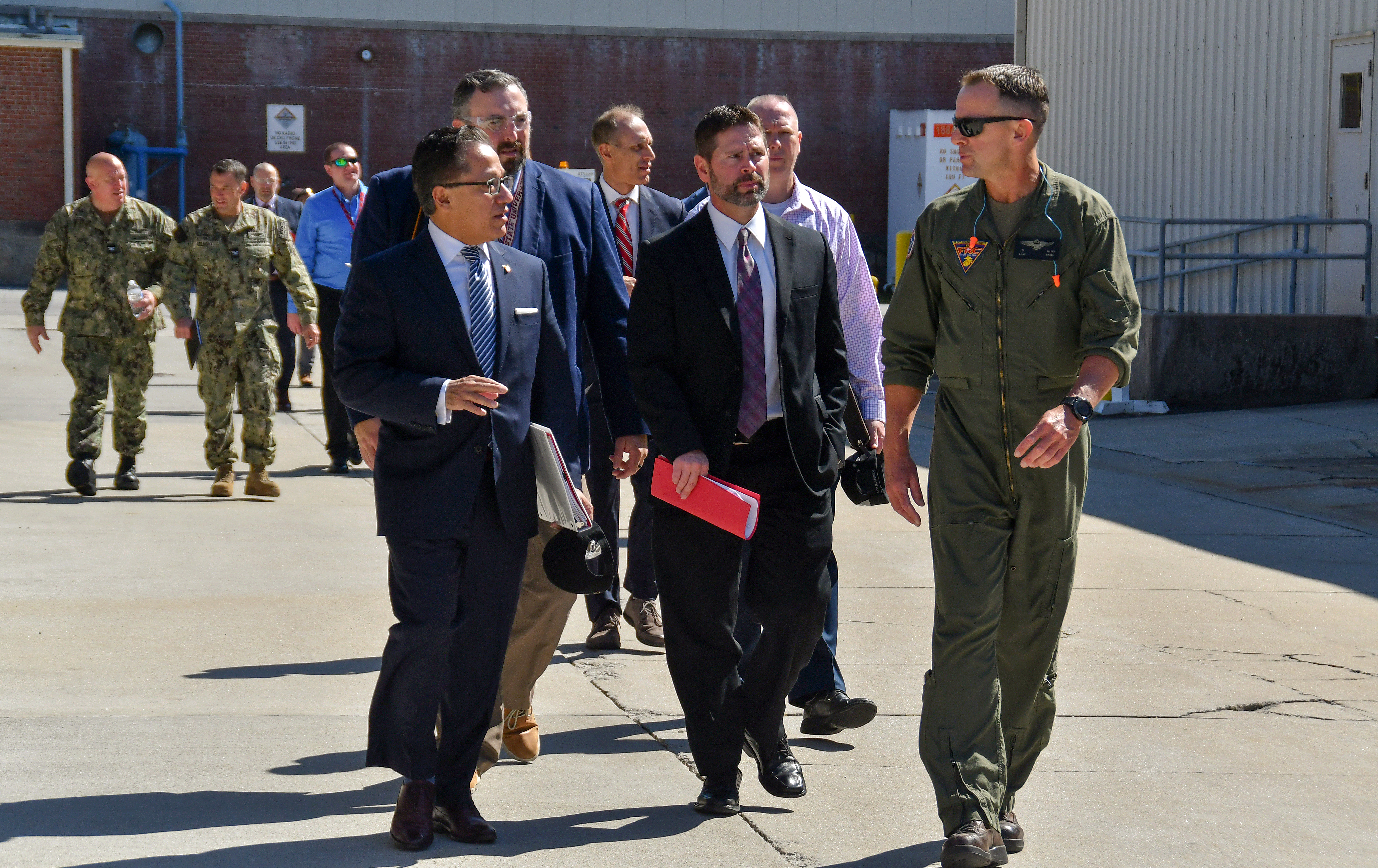 F-35 Joint Program Office Product Support Management Director tours FRCE