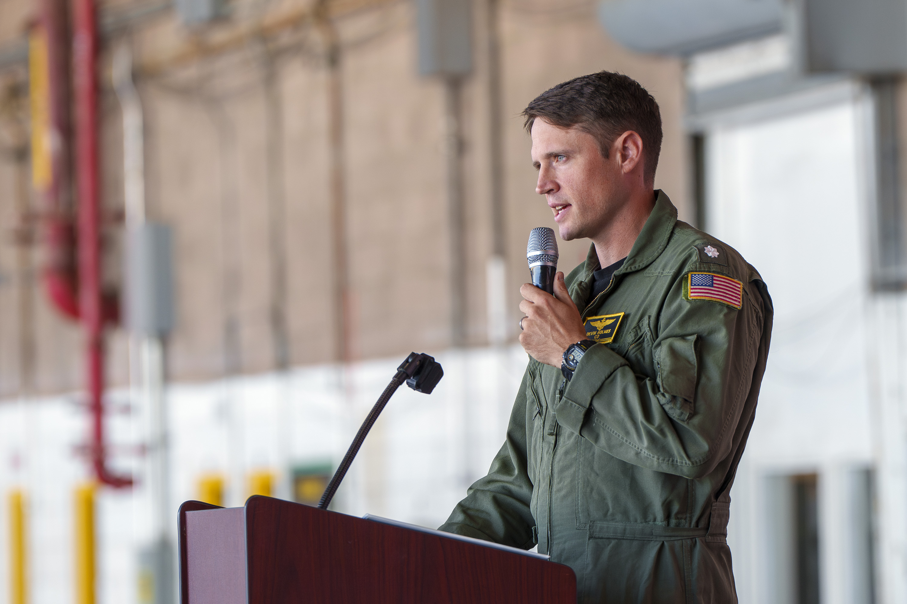 CDR Devin Holmes speaks at Lazenka CoC