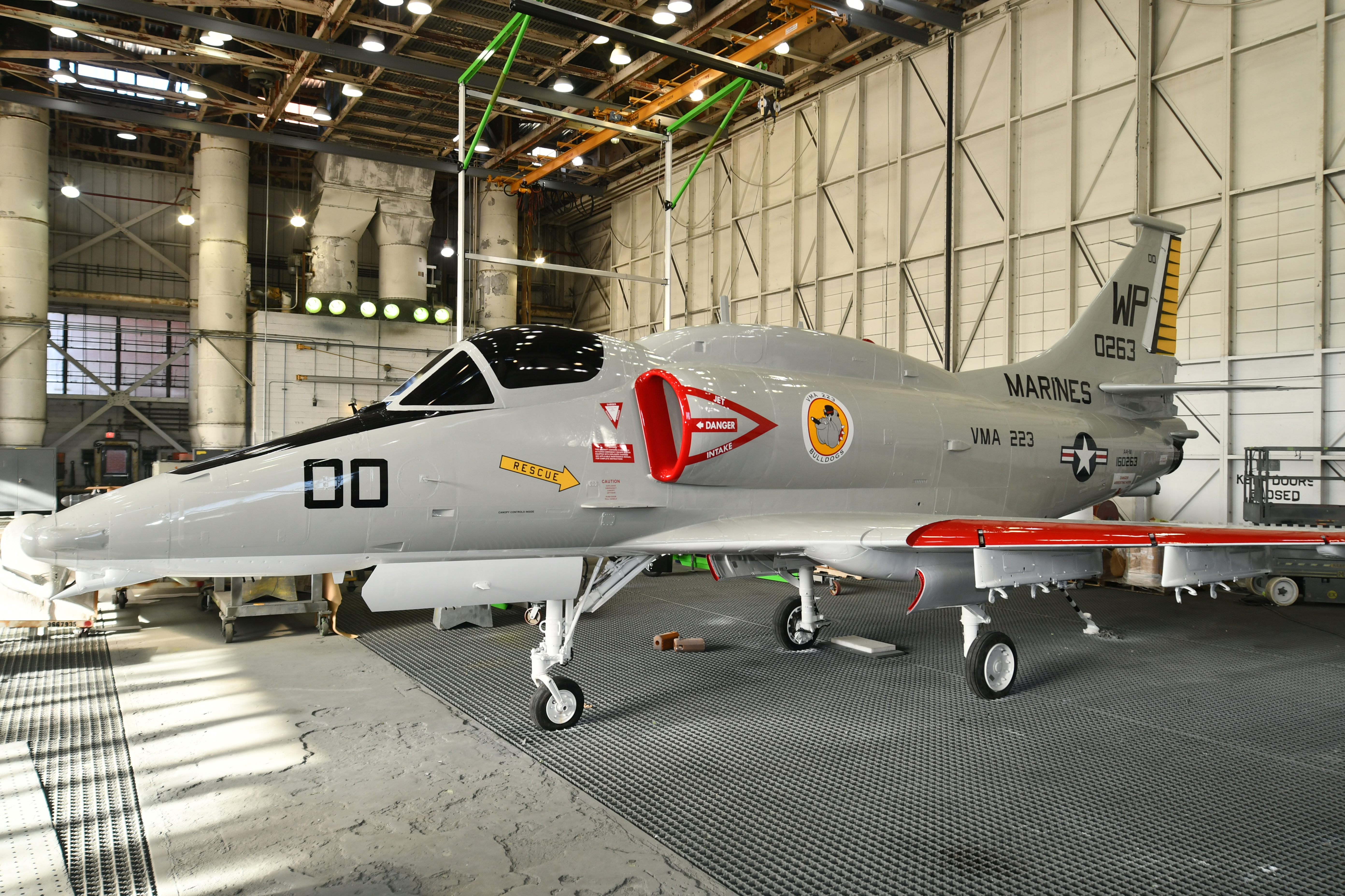 Side view of the finished aircraft 