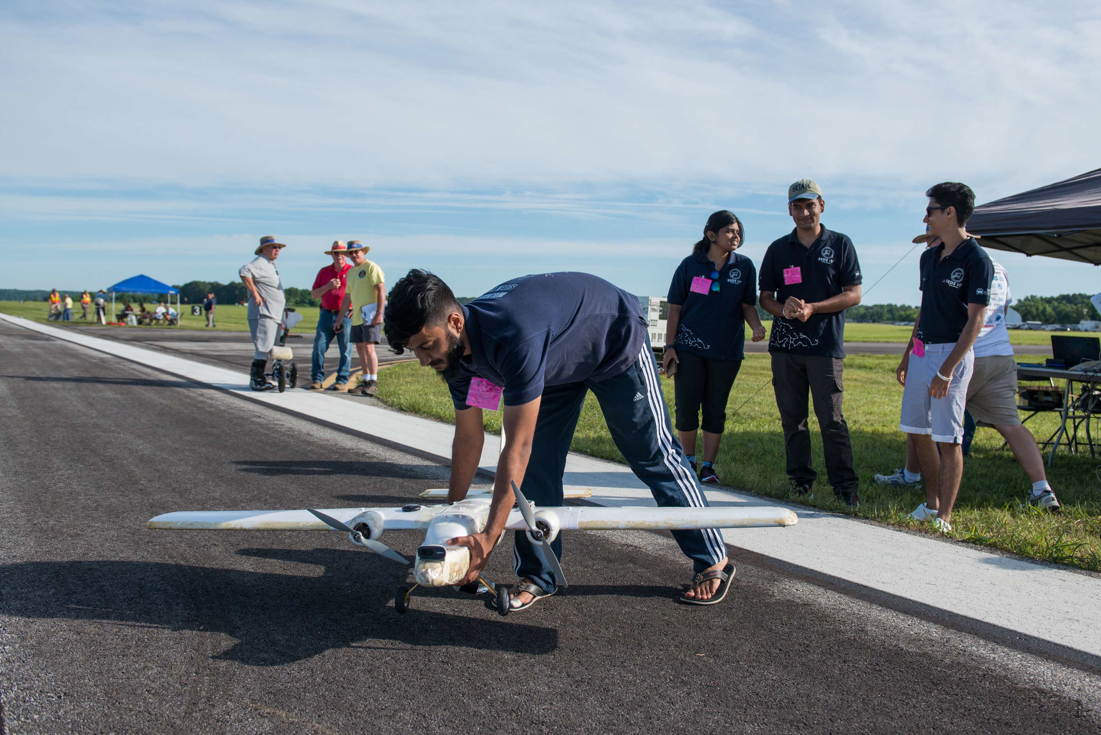 Student groups prepare to launch hand-built autonomous aircraft