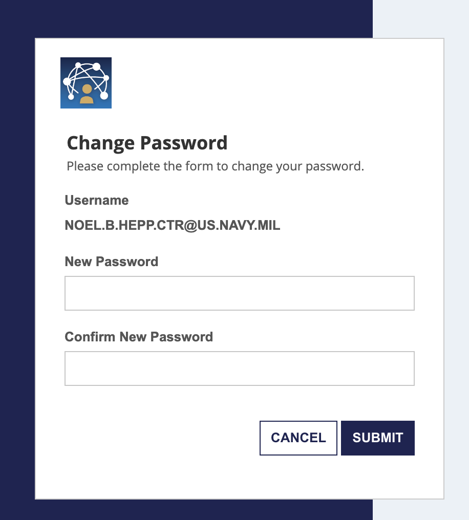 Change Password Screen App