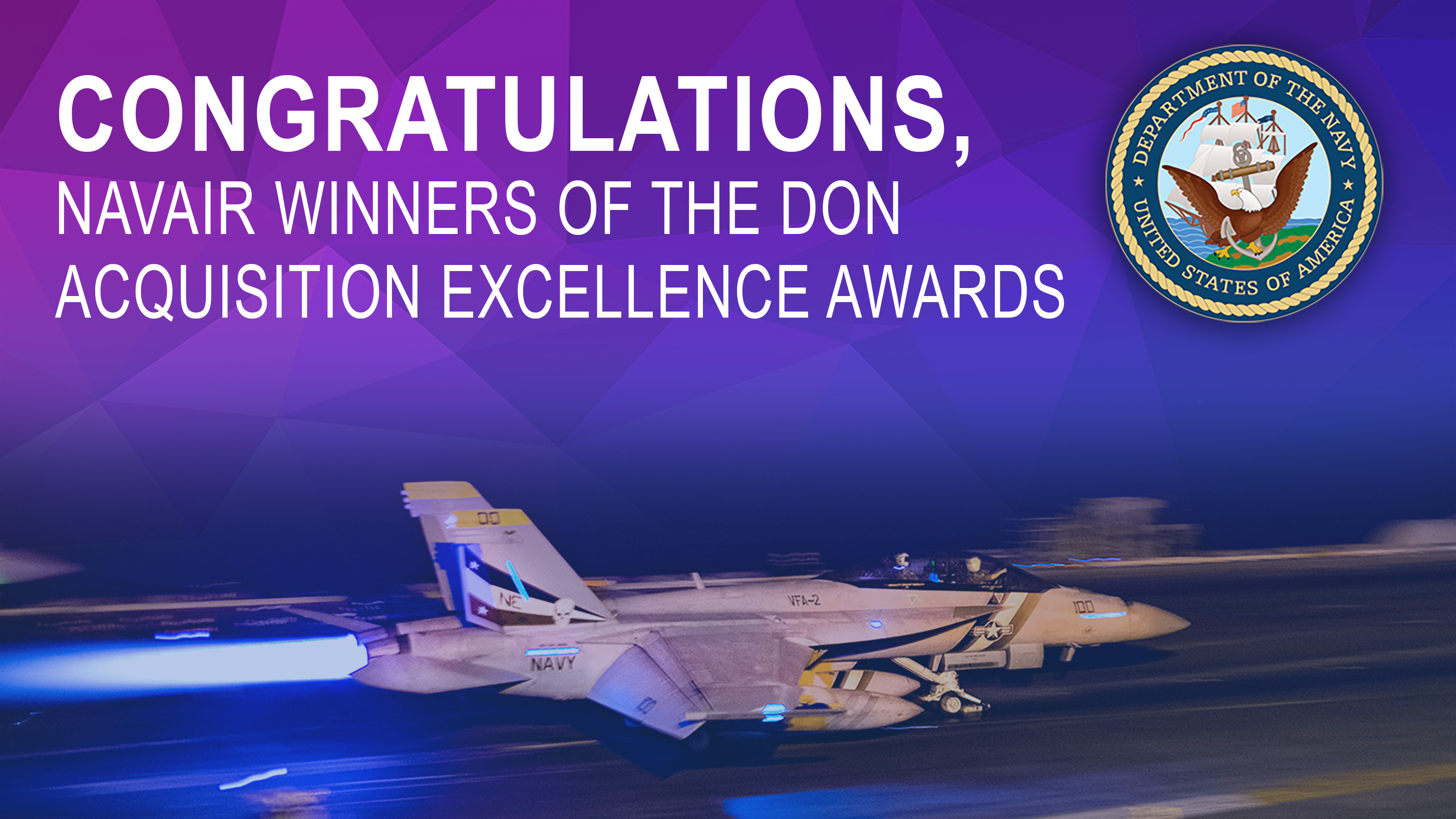 Congratulations, NAVAIR winners of the DON Acquisition Excellence Awards