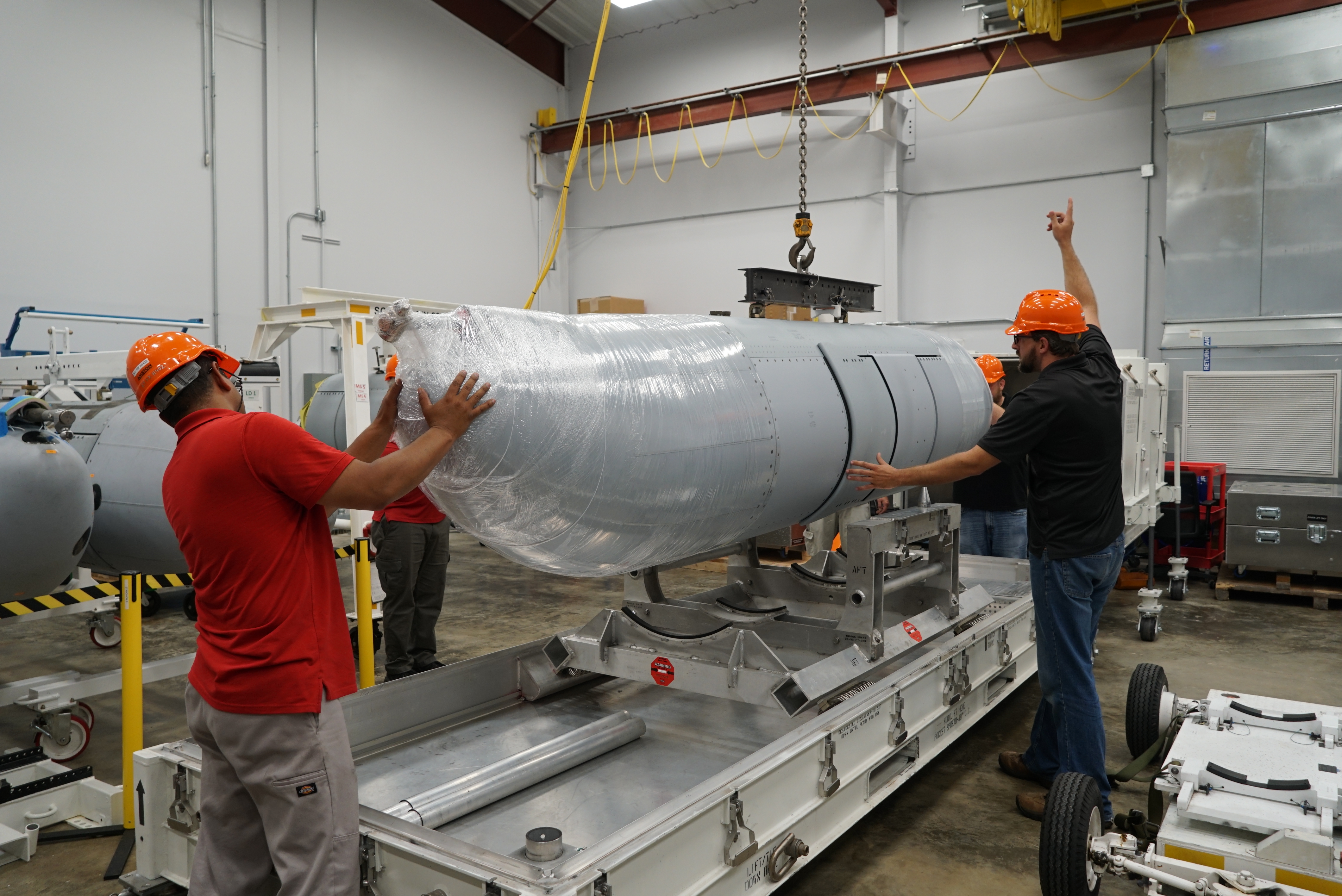First fleet representative Next Generation Jammer Mid-Band pods