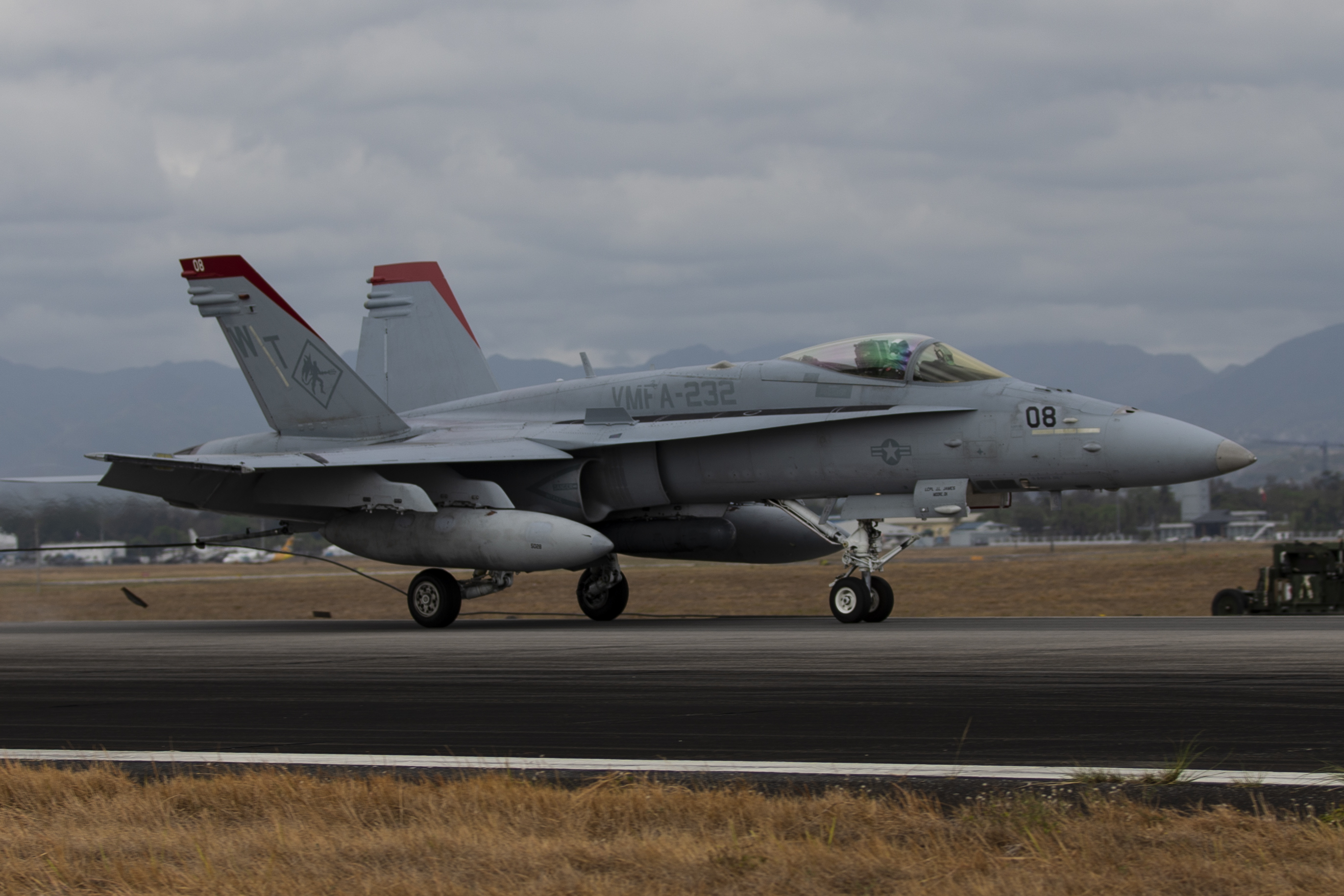 F/A 18C Hornet landing