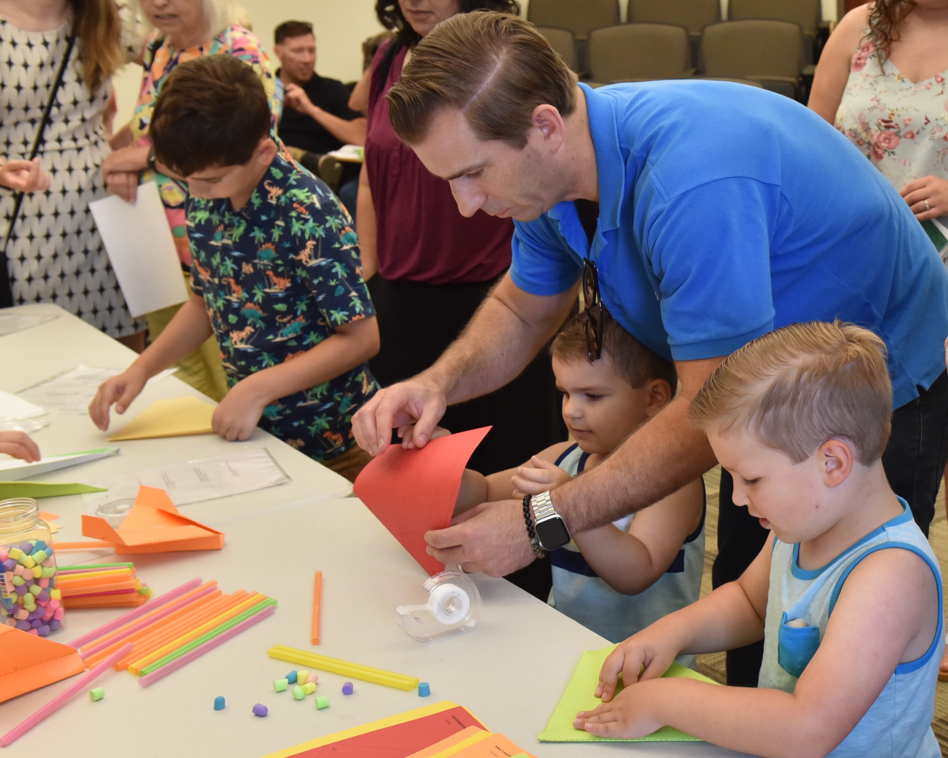 NAWCAD Lakehurst Family Day lets kids explore STEM field through paper airplanes