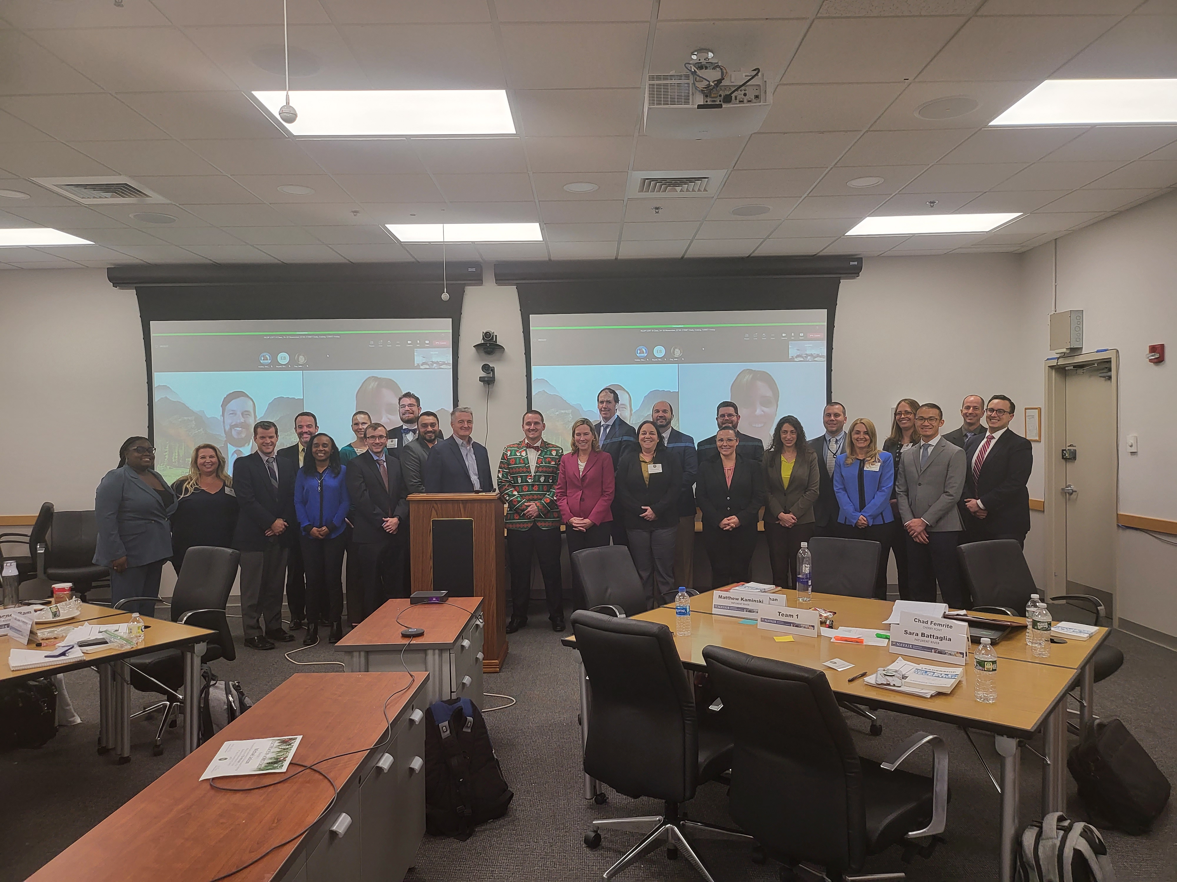 NAVAIR Leadership Development Program (NLDP) 2022 members shown