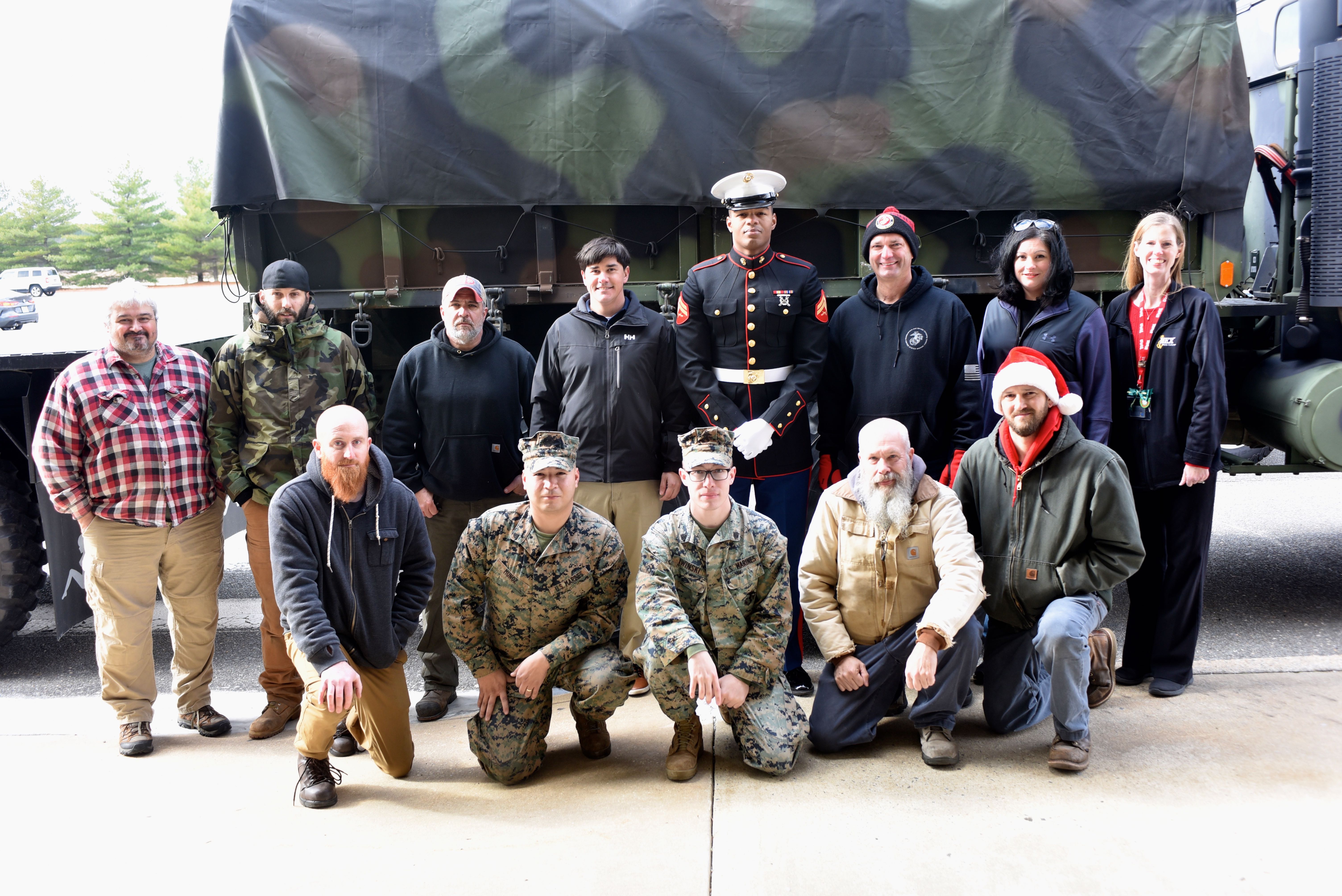 Lakehurst Toys for Tots volunteers group photo