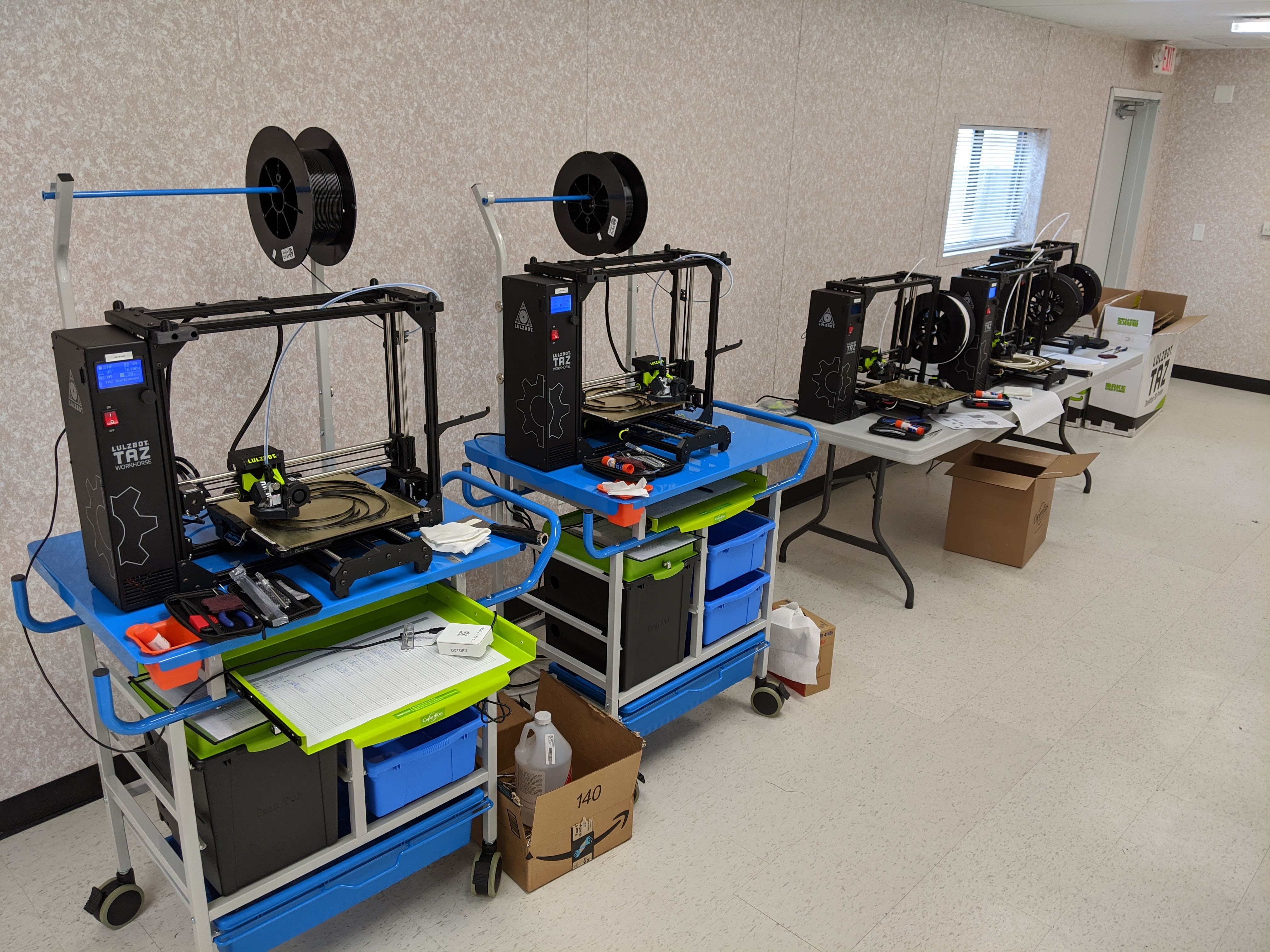 3D printers at NAWCAD Lakehurst