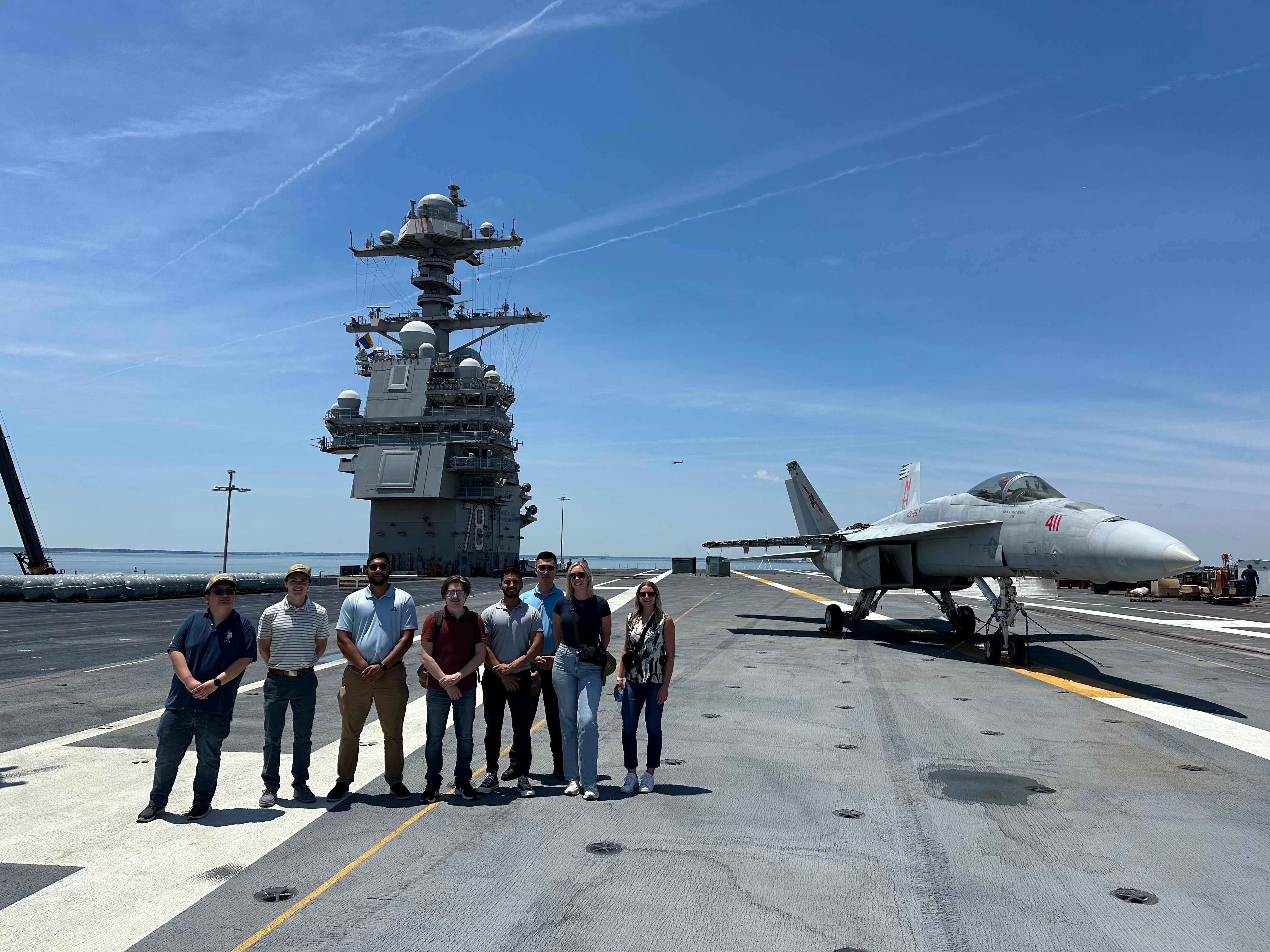 Lakehurst Professional Development Group visits USS Gerald R. Ford