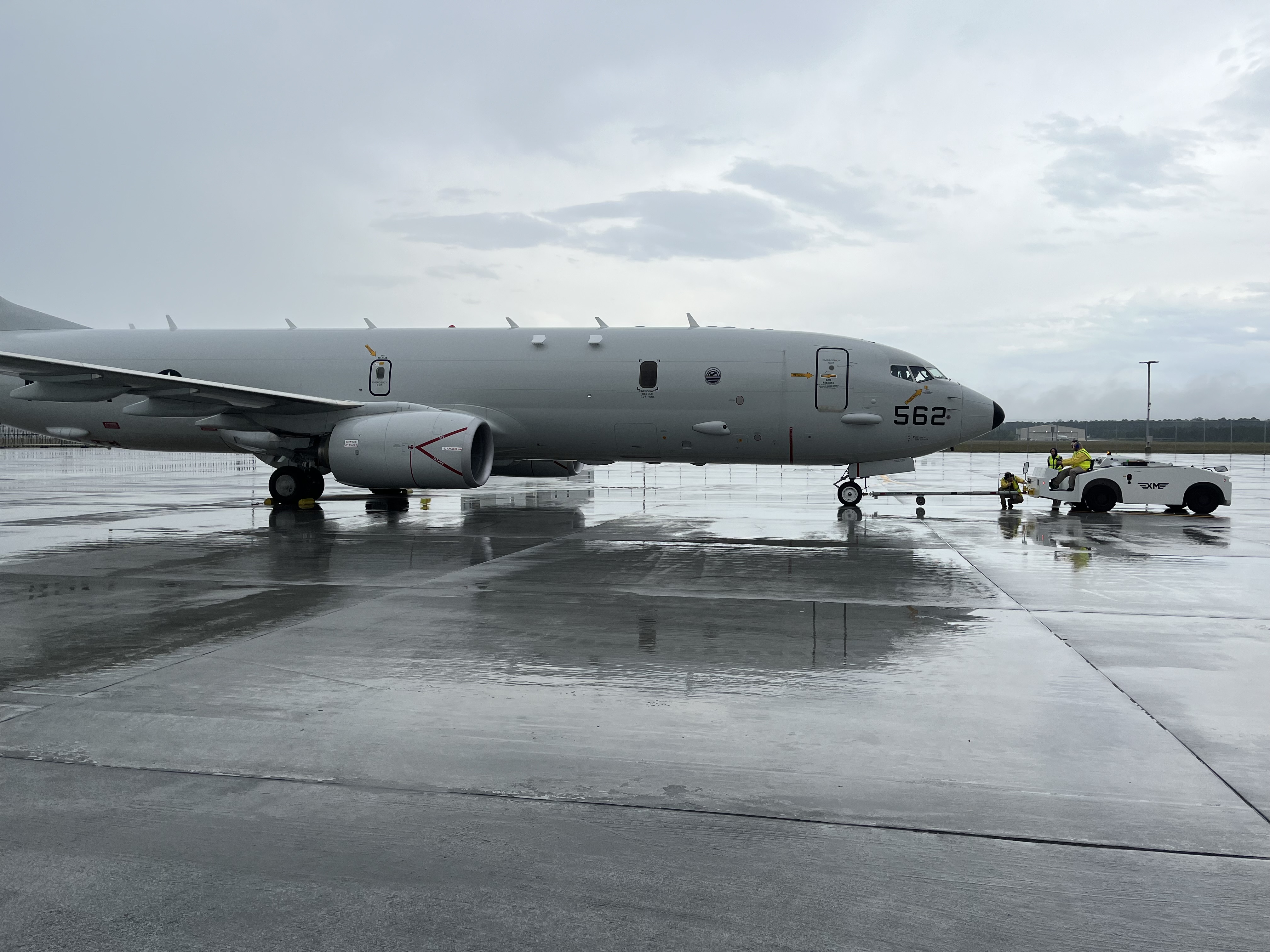 P-8 aircraft on tarmac