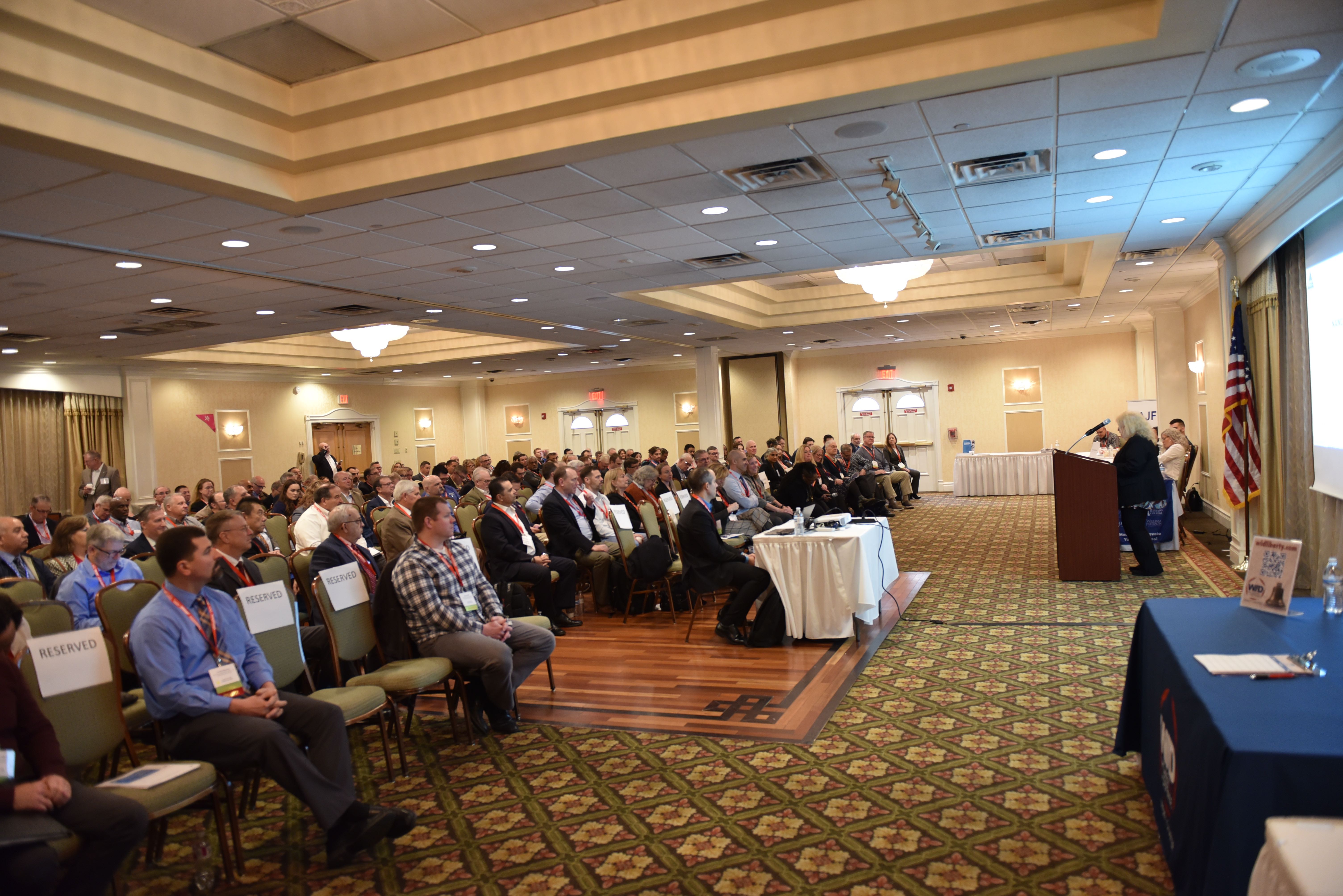 The audience at the 2023 industry day