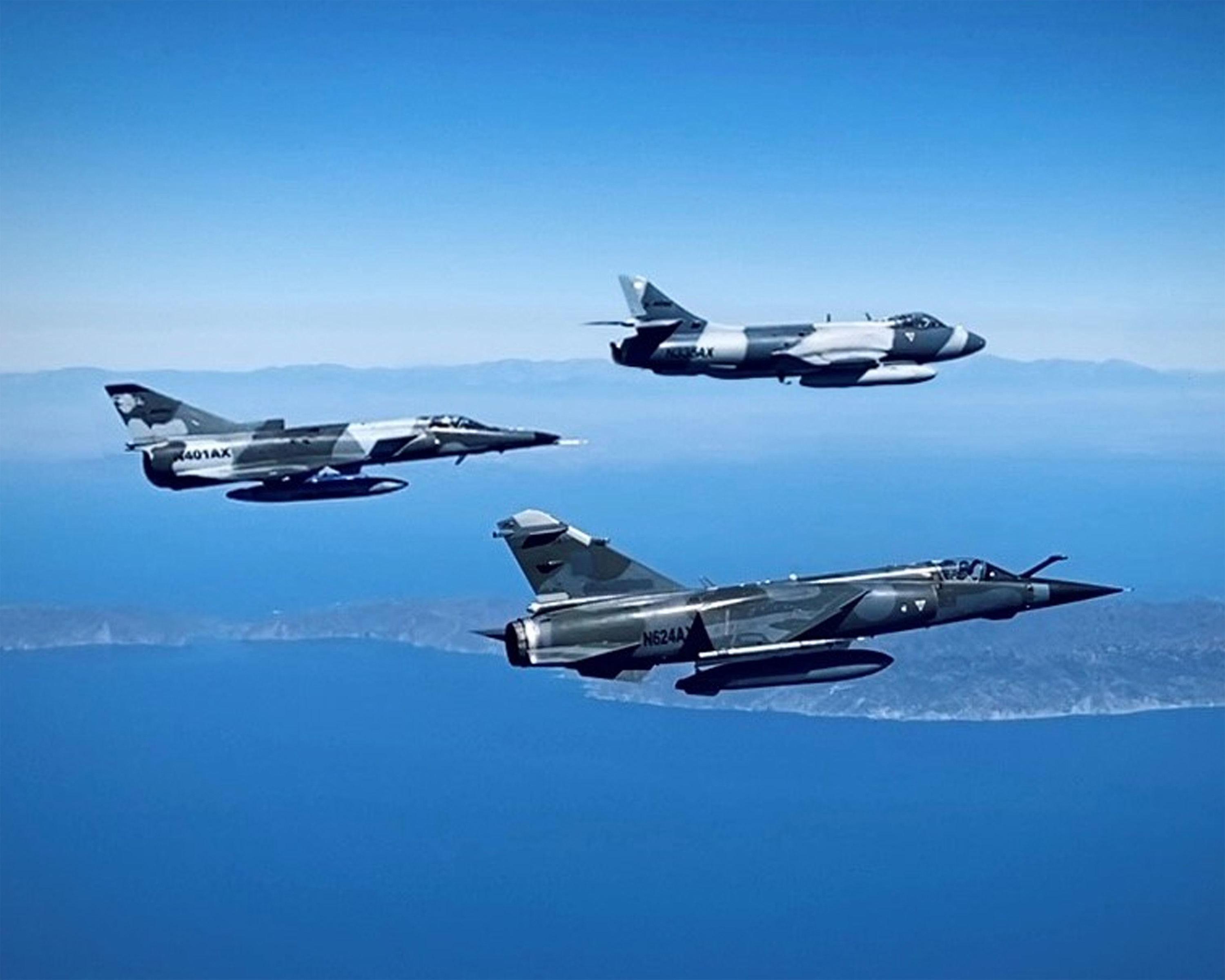 Contractor-owned, contractor-operated fighter jets