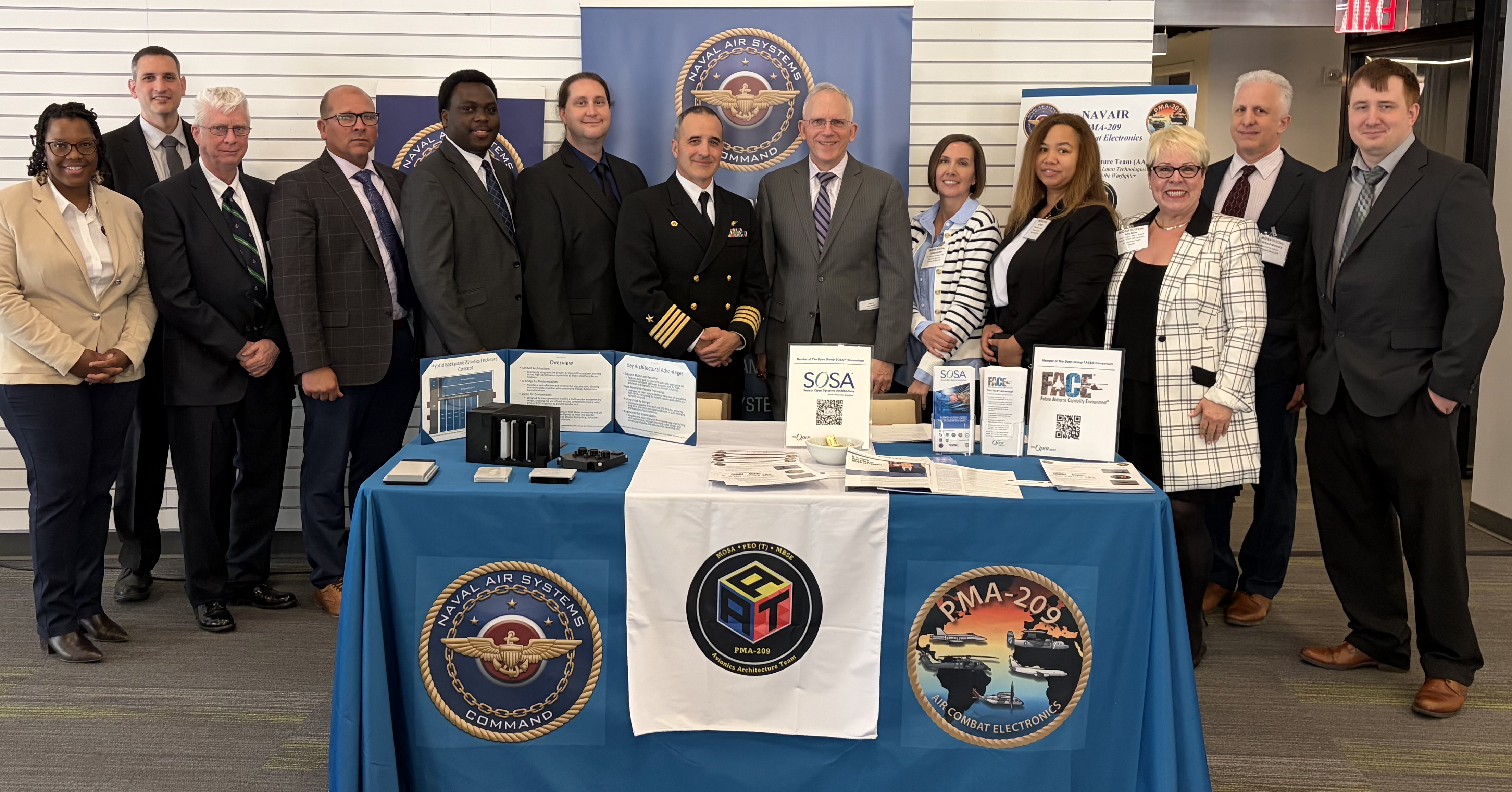 Honorable Nickolas Guertin and members of the Air Combat Electronics Program Office (PMA-209) and the Avionics Architecture Team