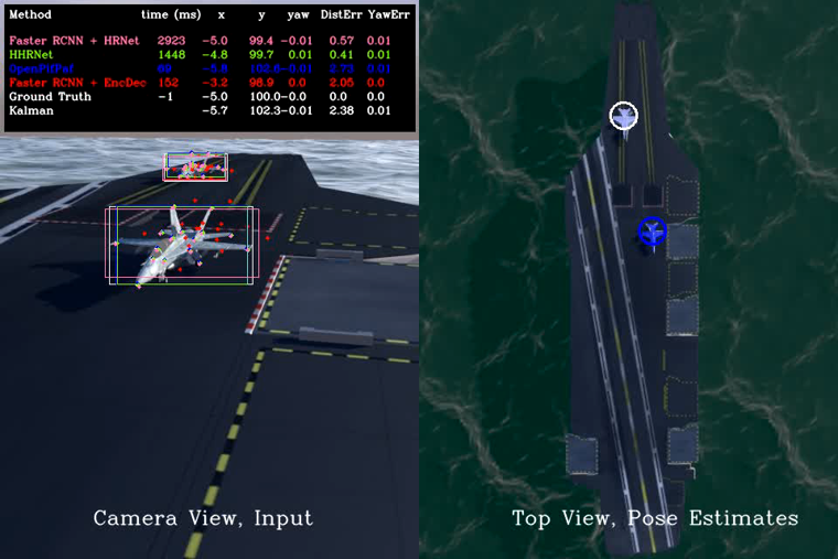 aircraft carrier flight deck representation