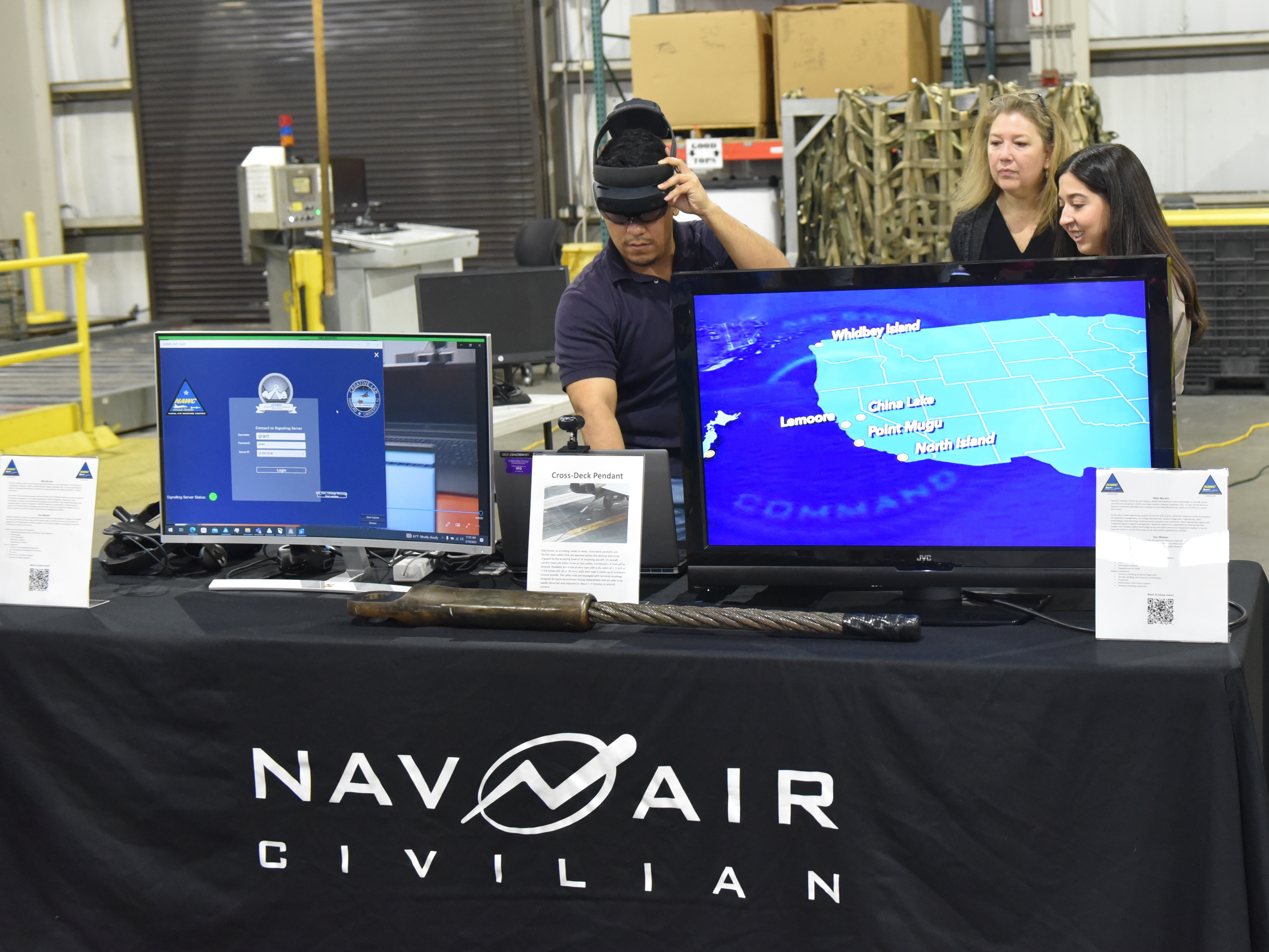 Augmented Reality booth at air show