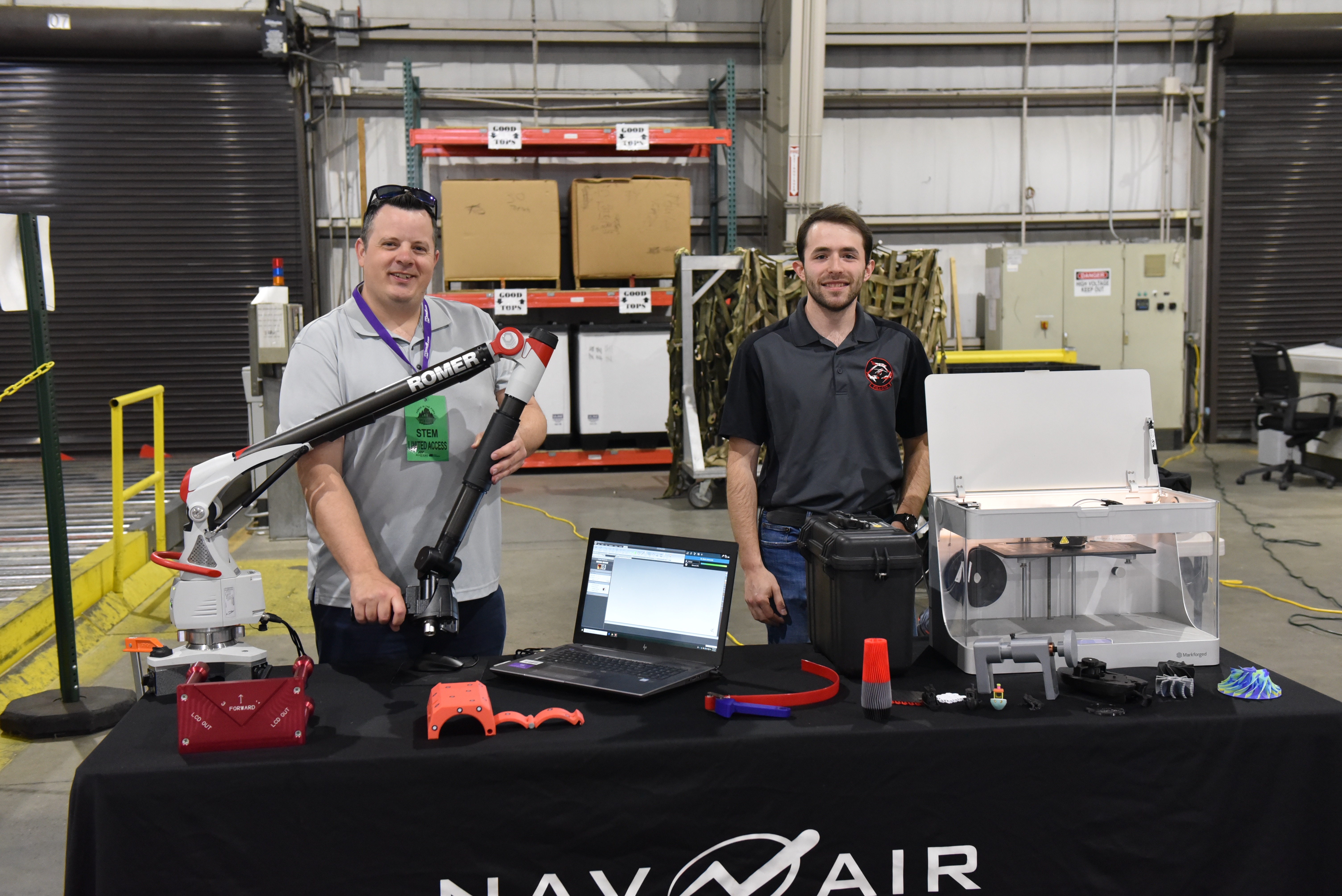 NAWCAD Lakehurst booth at Air Show