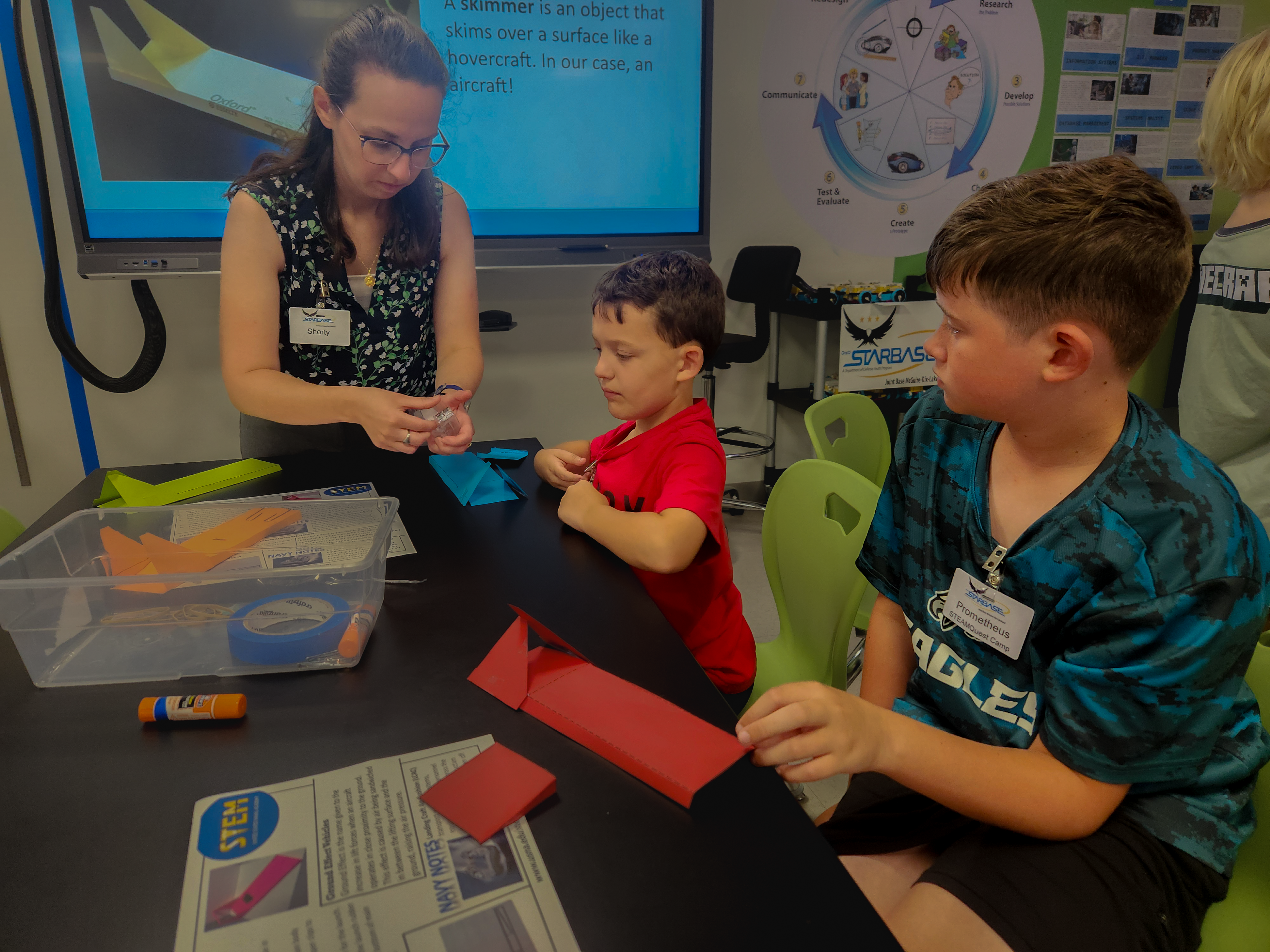 Lakehurst team members participate in STARBASE program
