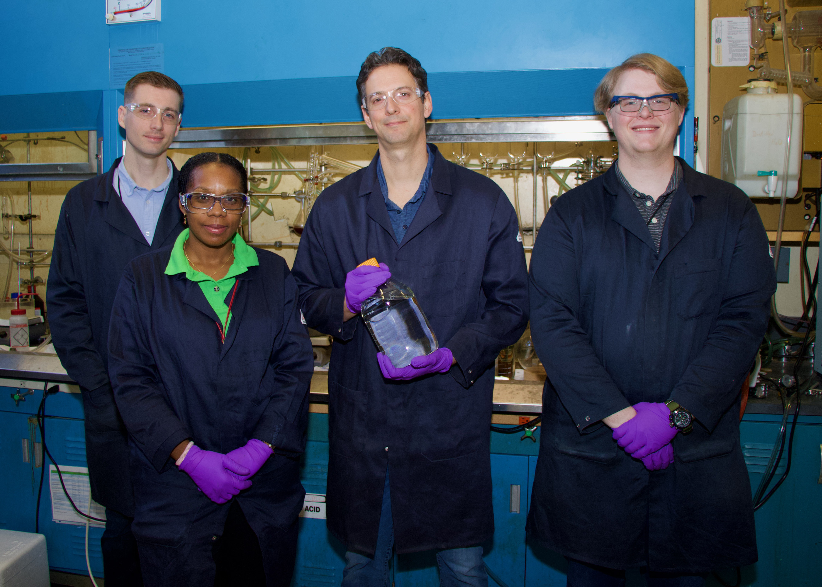 NAWCWD biosynthetic fuel research team