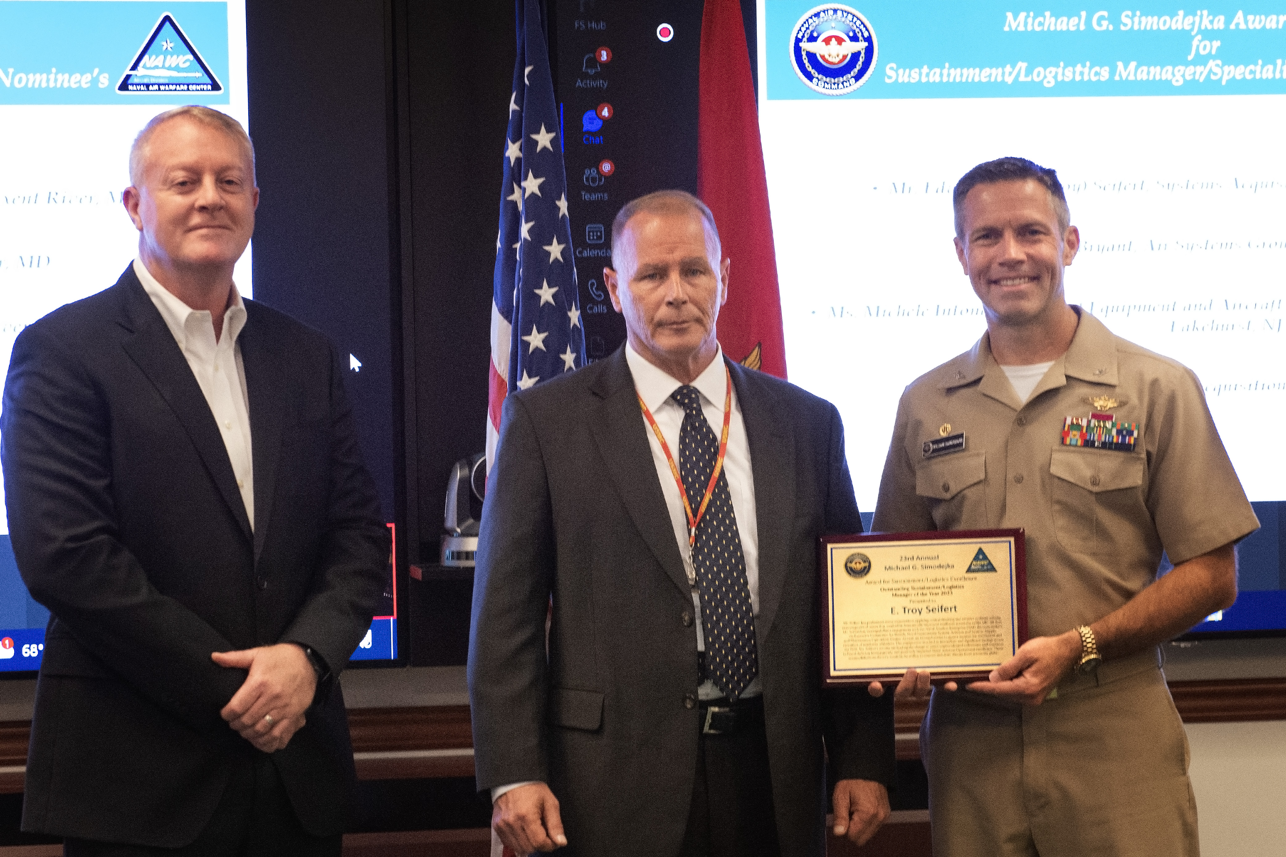 Photo of Simodejka Award presentation