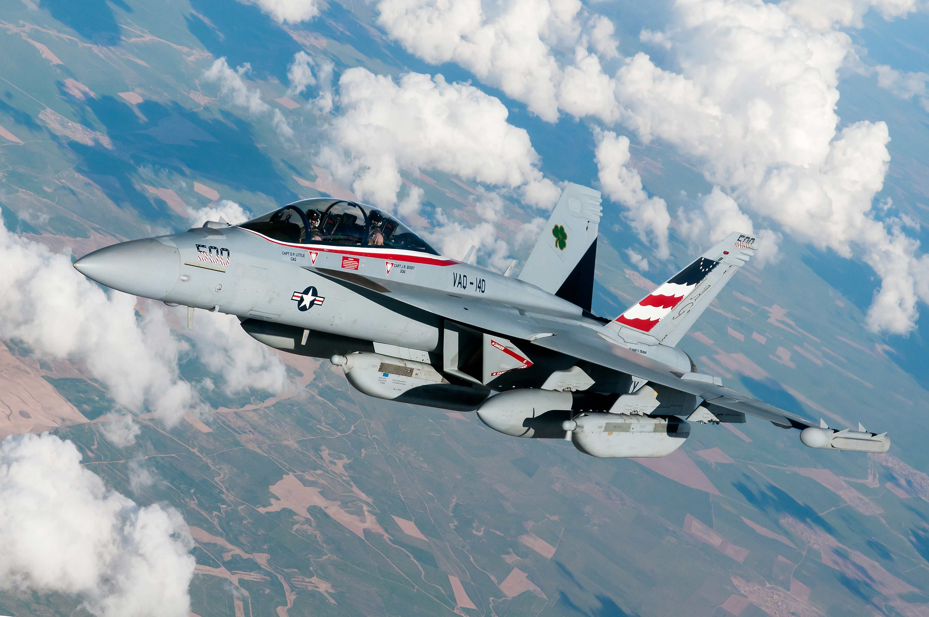 EA-18G in flight
