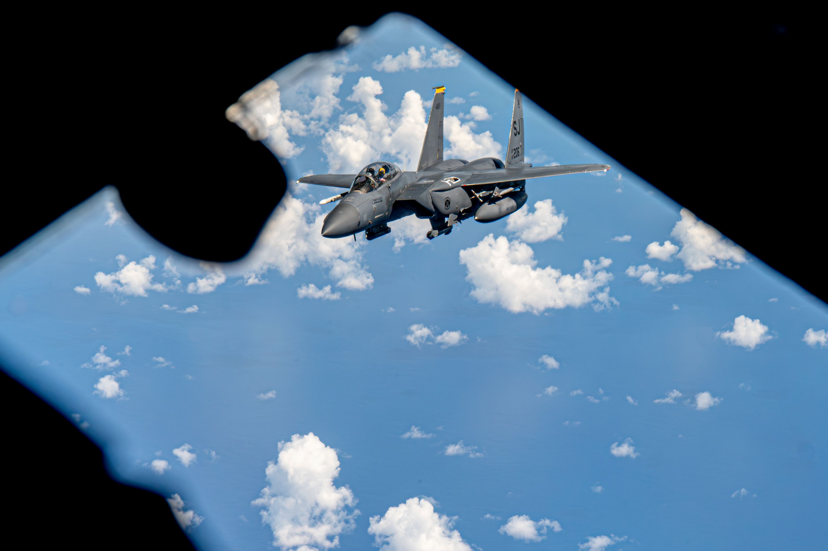 U.S. Air Force F-15 Eagle refueling