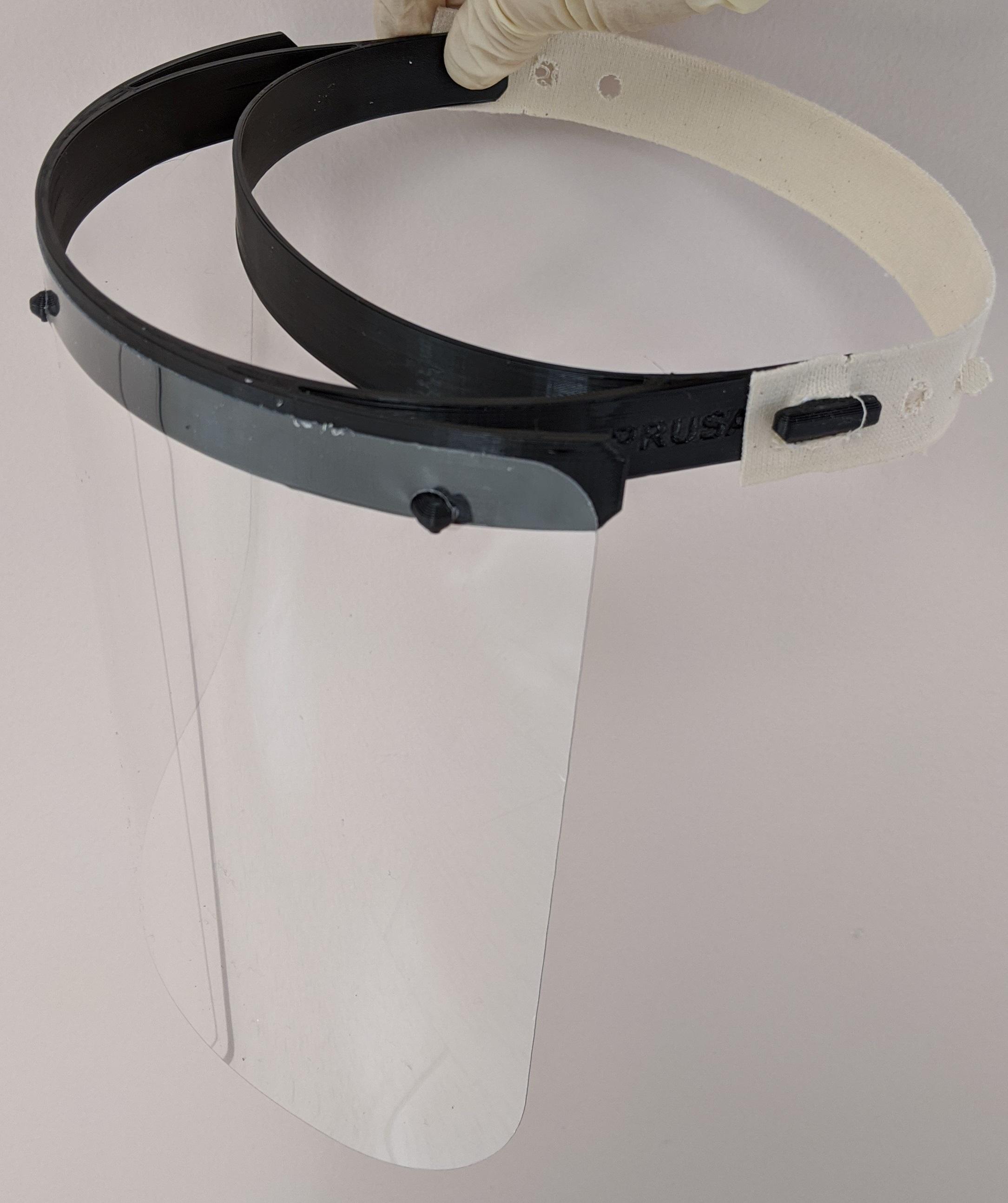 3D printed face shield
