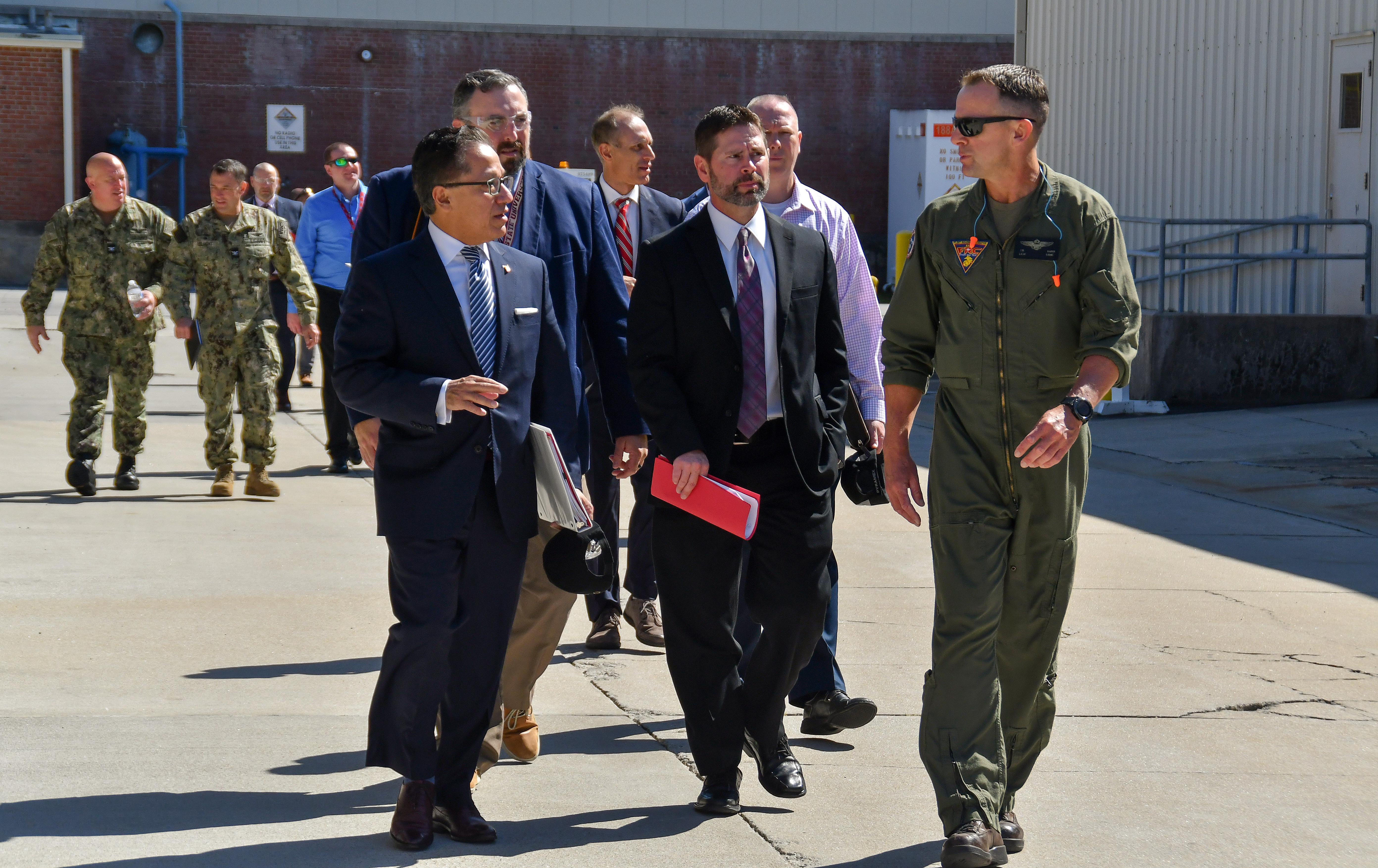 F-35 Joint Program Office Product Support Management Director tours FRCE