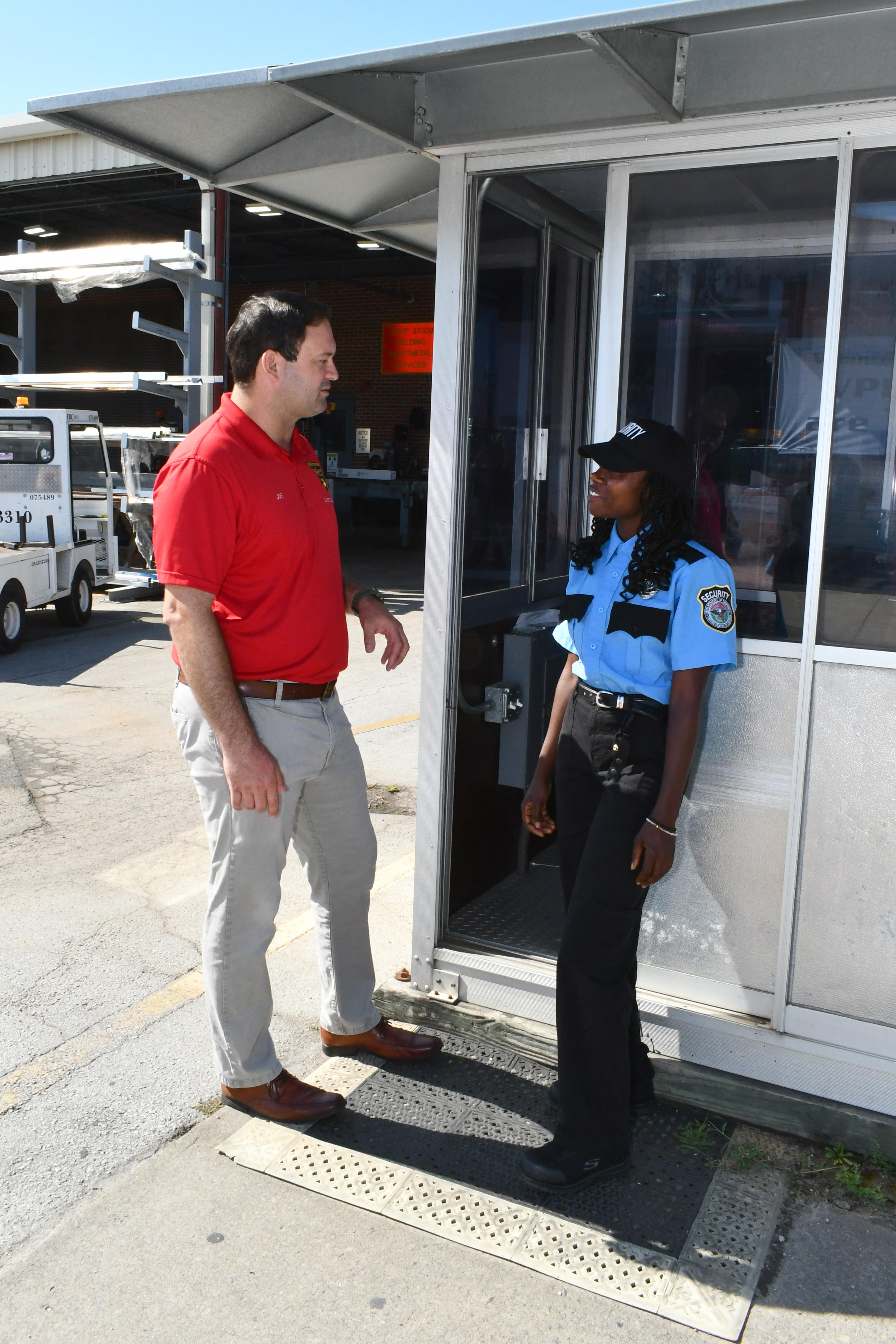 SkillBridge participant works as FRCE security guard.