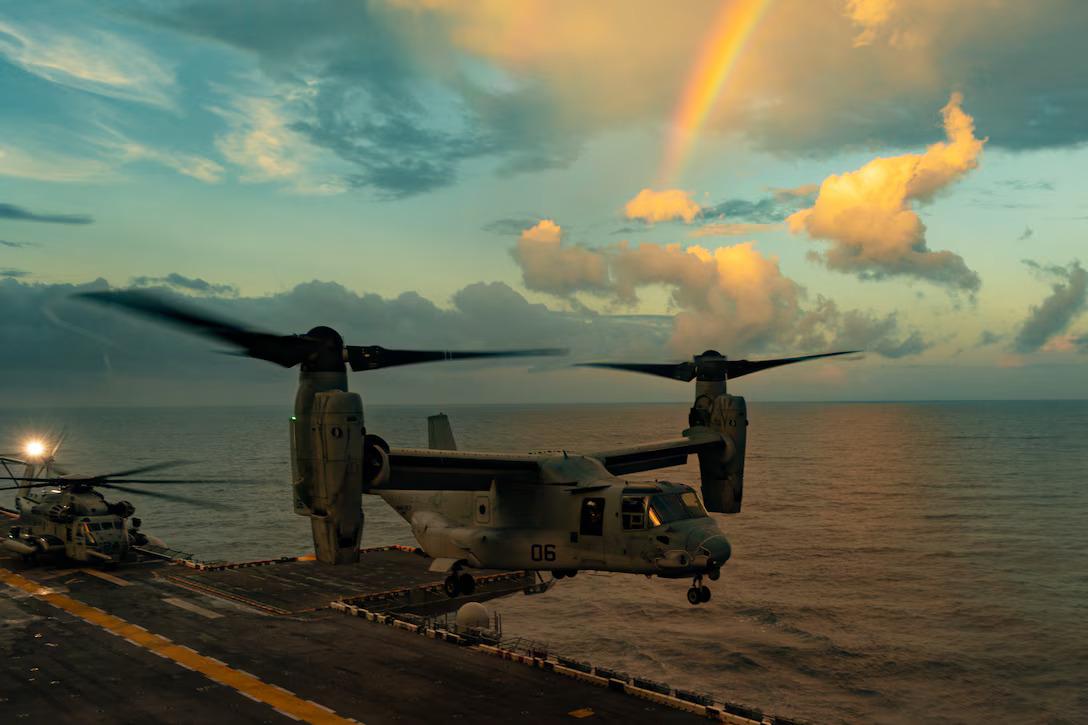 Image of MV-22 Osprey Landing