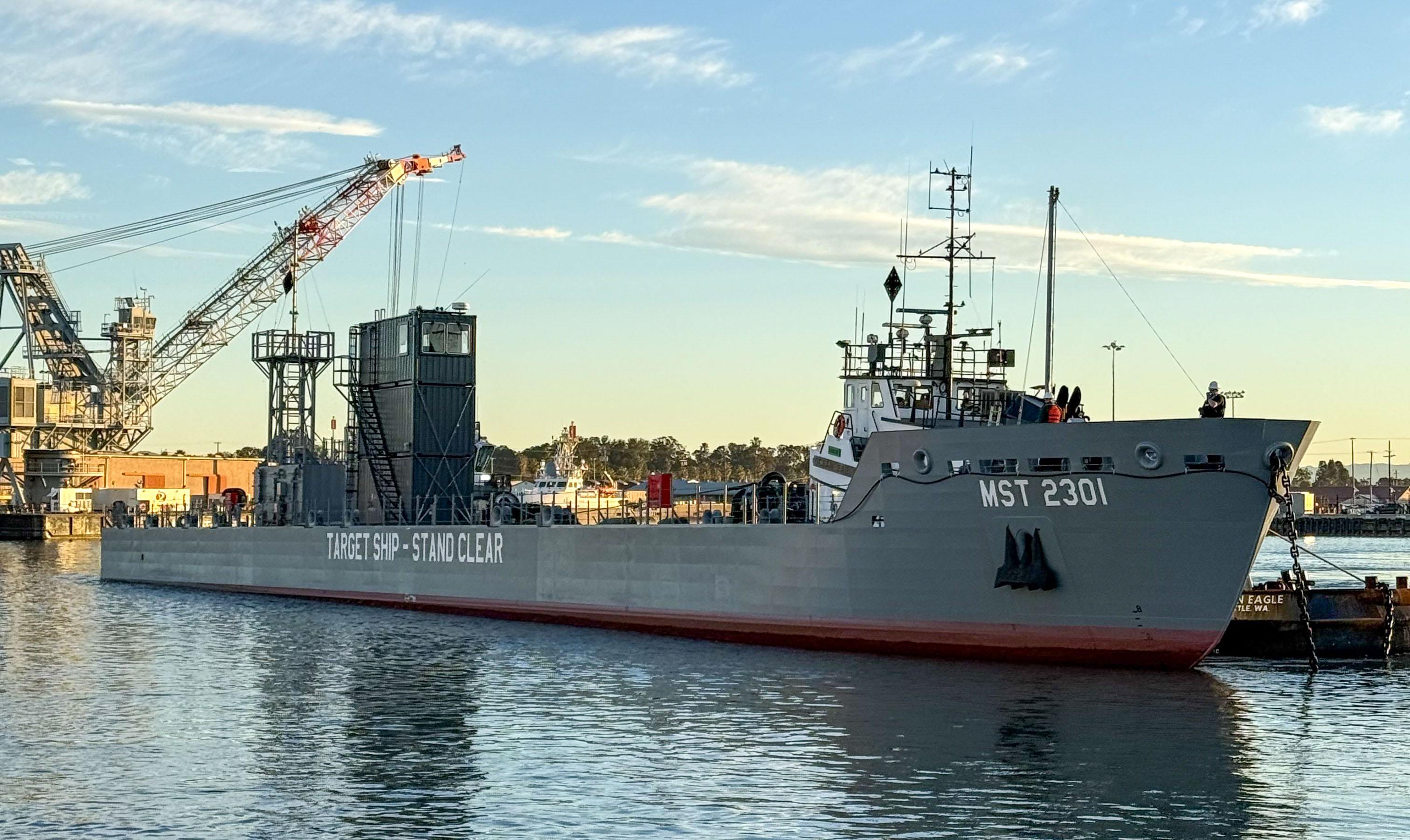 Navy's new Mobile Ship Target arrives in Port Hueneme | NAVAIR