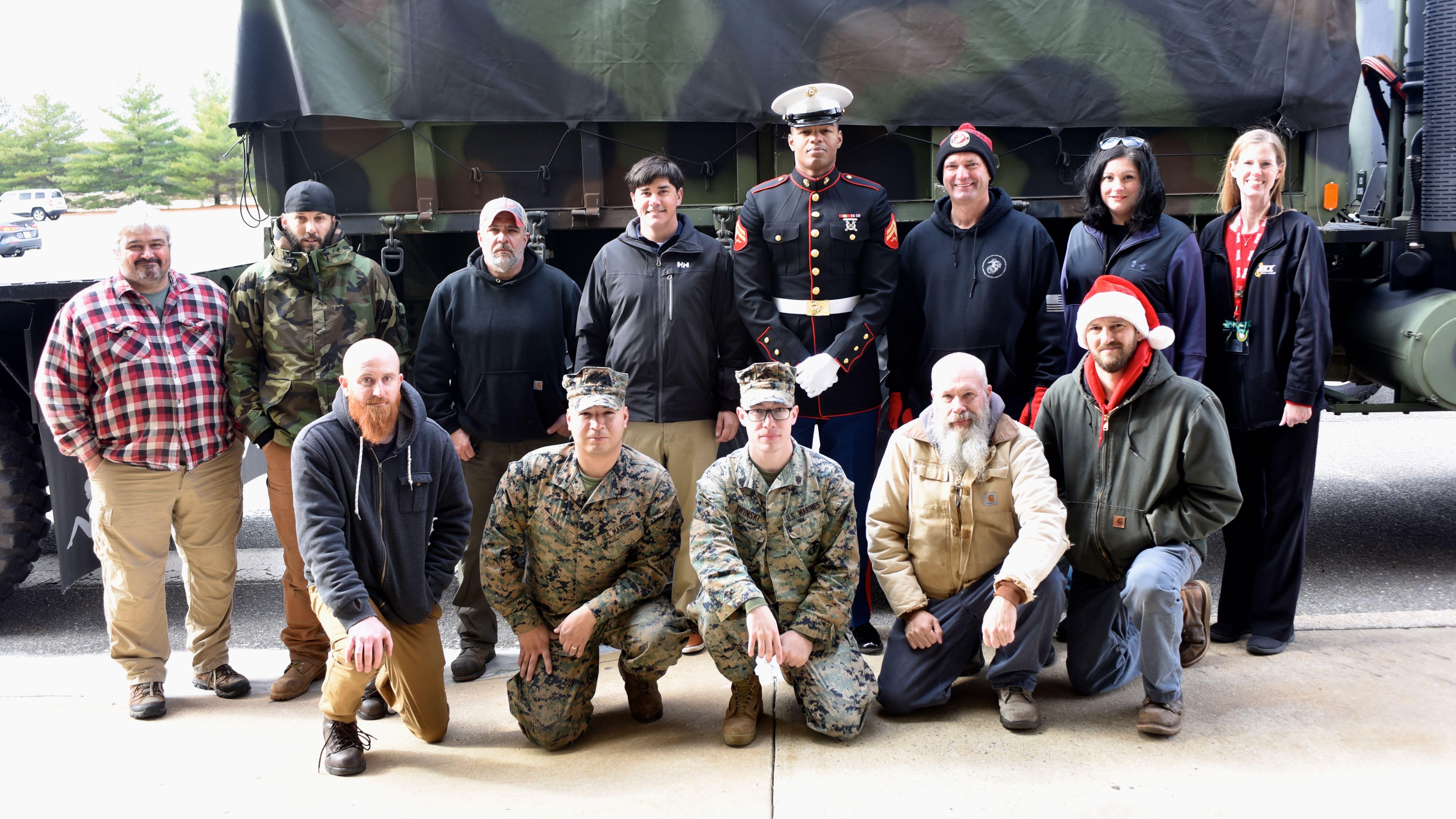 Lakehurst Toys for Tots volunteers group photo