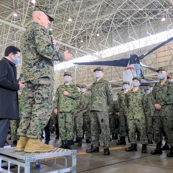 Japanese Ground Self Defense Force’s Transportation Aviation Group (TAG) Ceremony