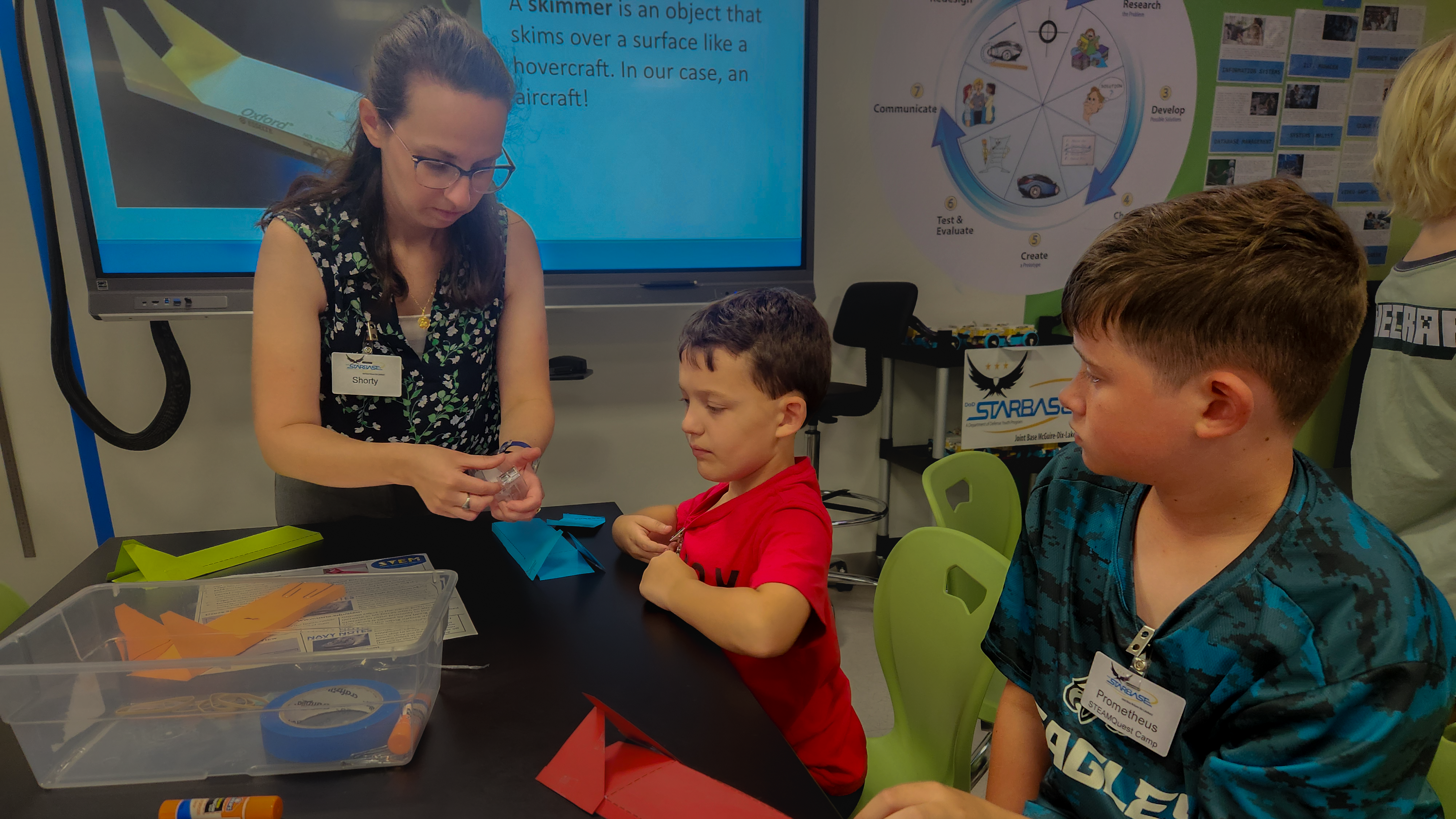 Lakehurst team members participate in STARBASE program