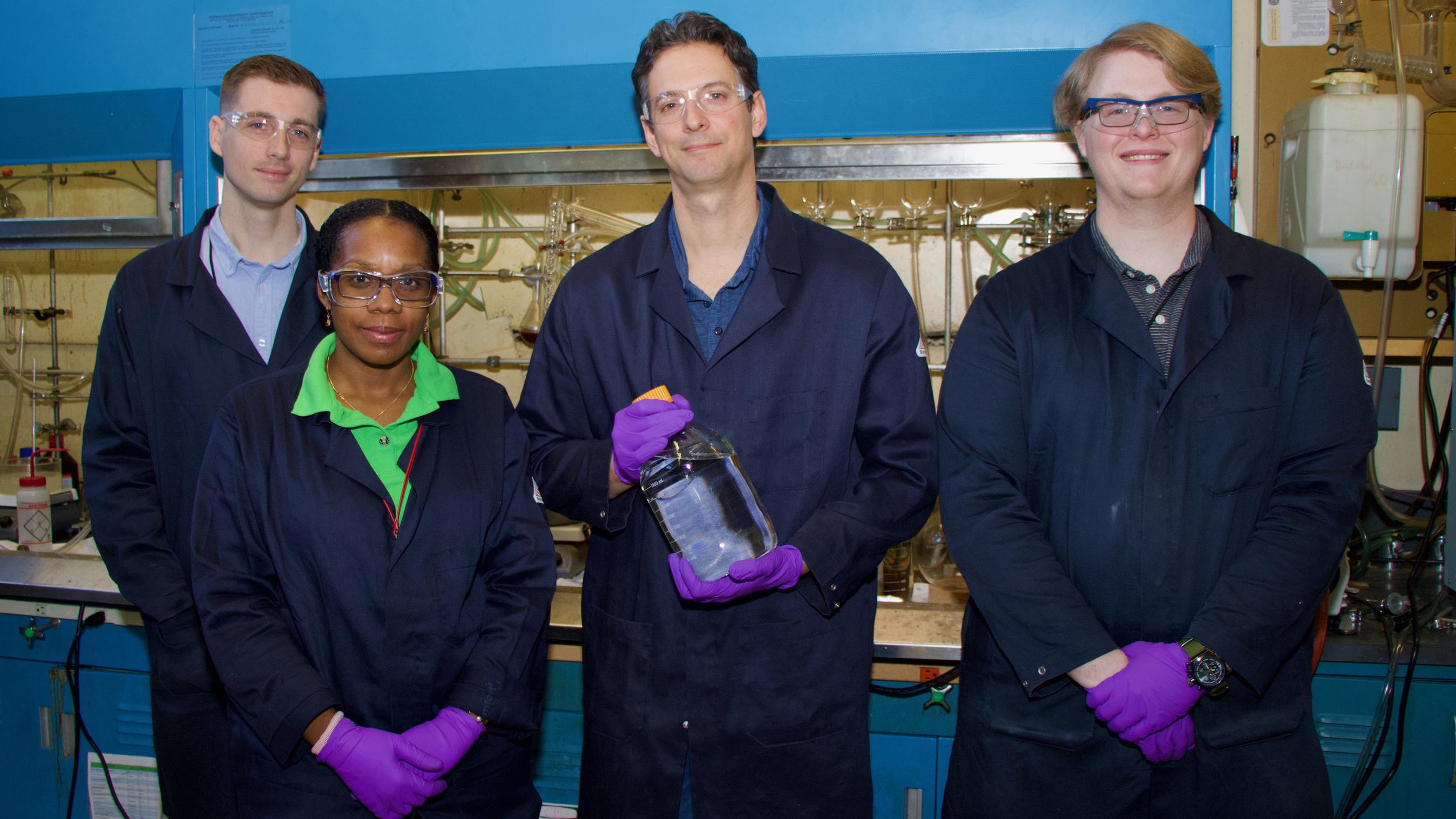 NAWCWD biosynthetic fuel research team