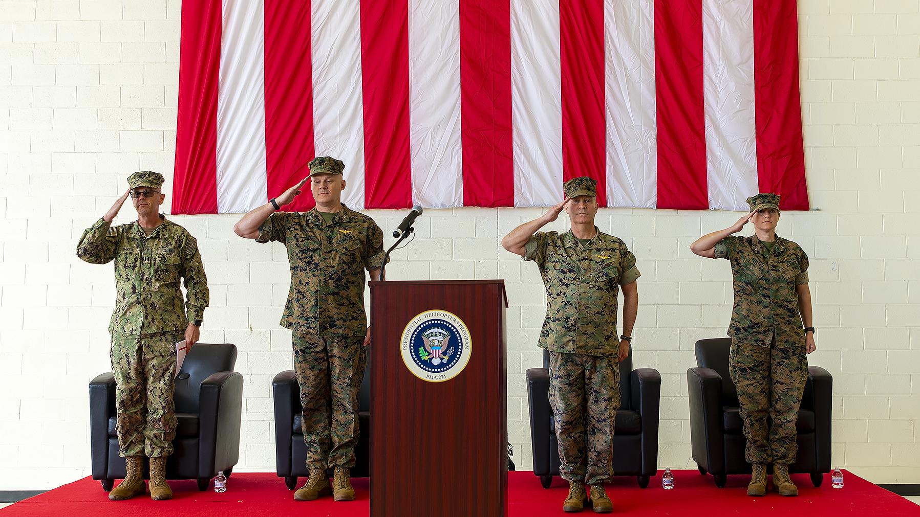 Change of Command Salute May 2022