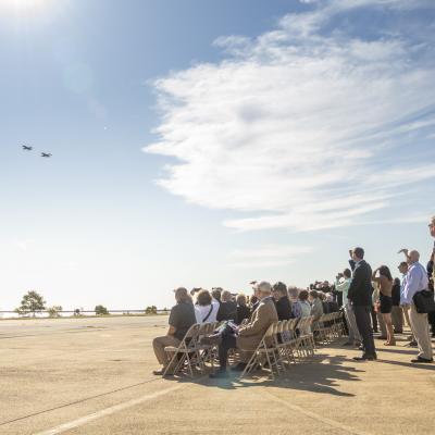 VX-23 airborne change of command