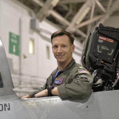 LCDR Sean Delaney, VX-23’s Test Pilot of the Year for 2019