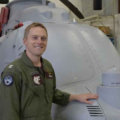 Lt. Neil Whitesell is UX-24’s 2019 Test Pilot of the Year.