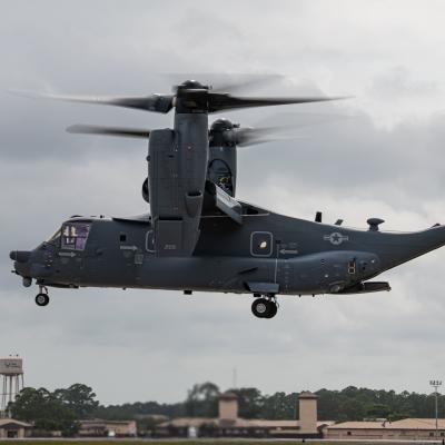 801st SOAMXS accepts delivery of new CV-22