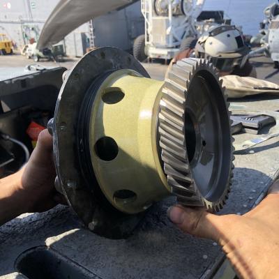 Close-up shot of accessory bevel drive gear